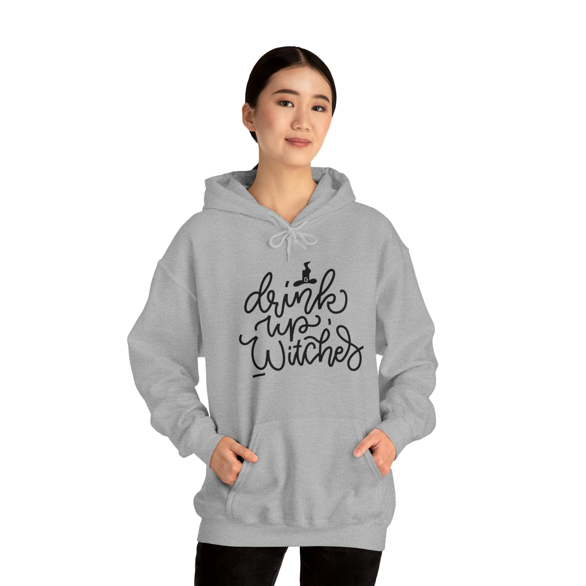 Drink up witches! Halloween Unisex Heavy Blend™ Hooded Sweatshirt in Multiple Colors