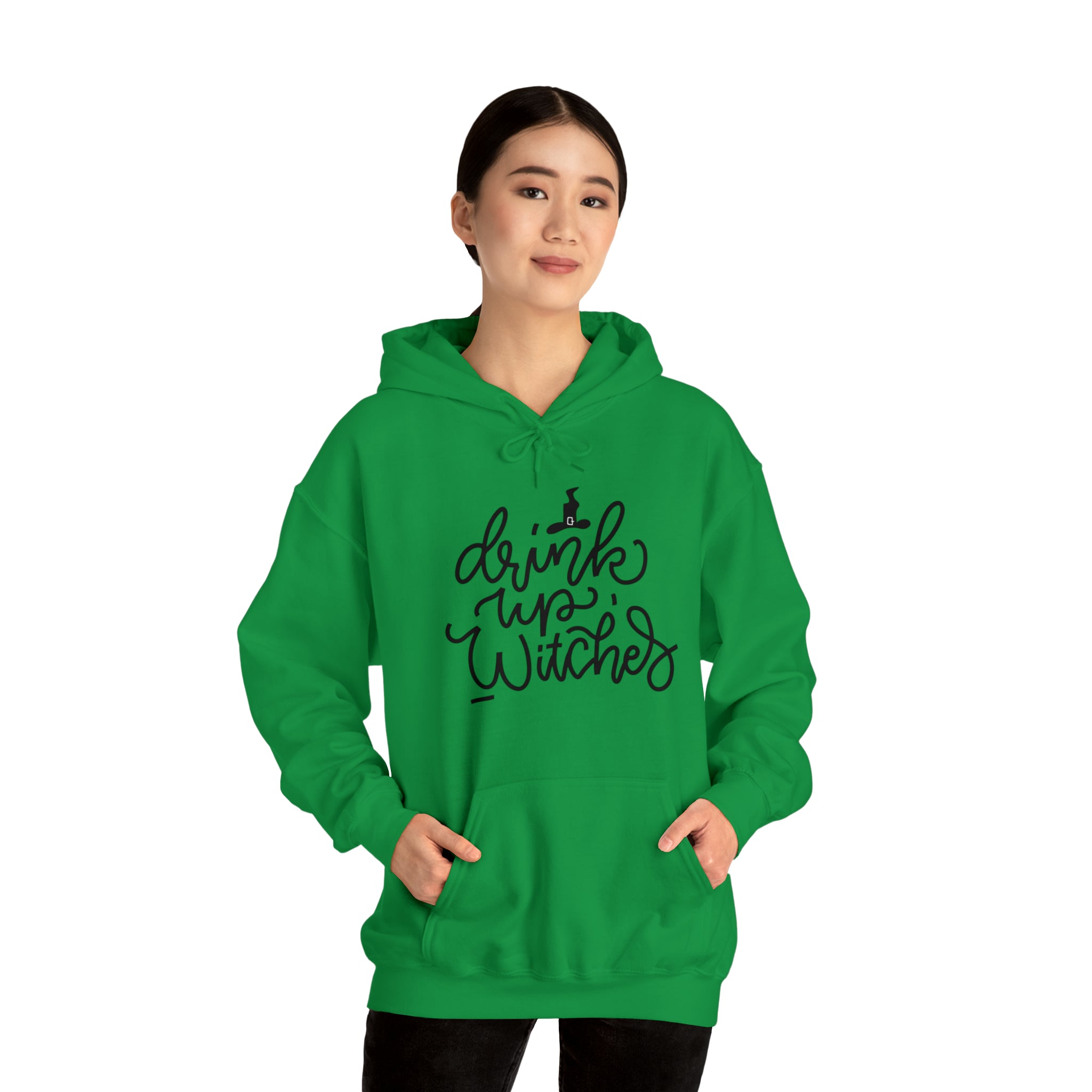Drink up witches! Halloween Unisex Heavy Blend™ Hooded Sweatshirt in Multiple Colors