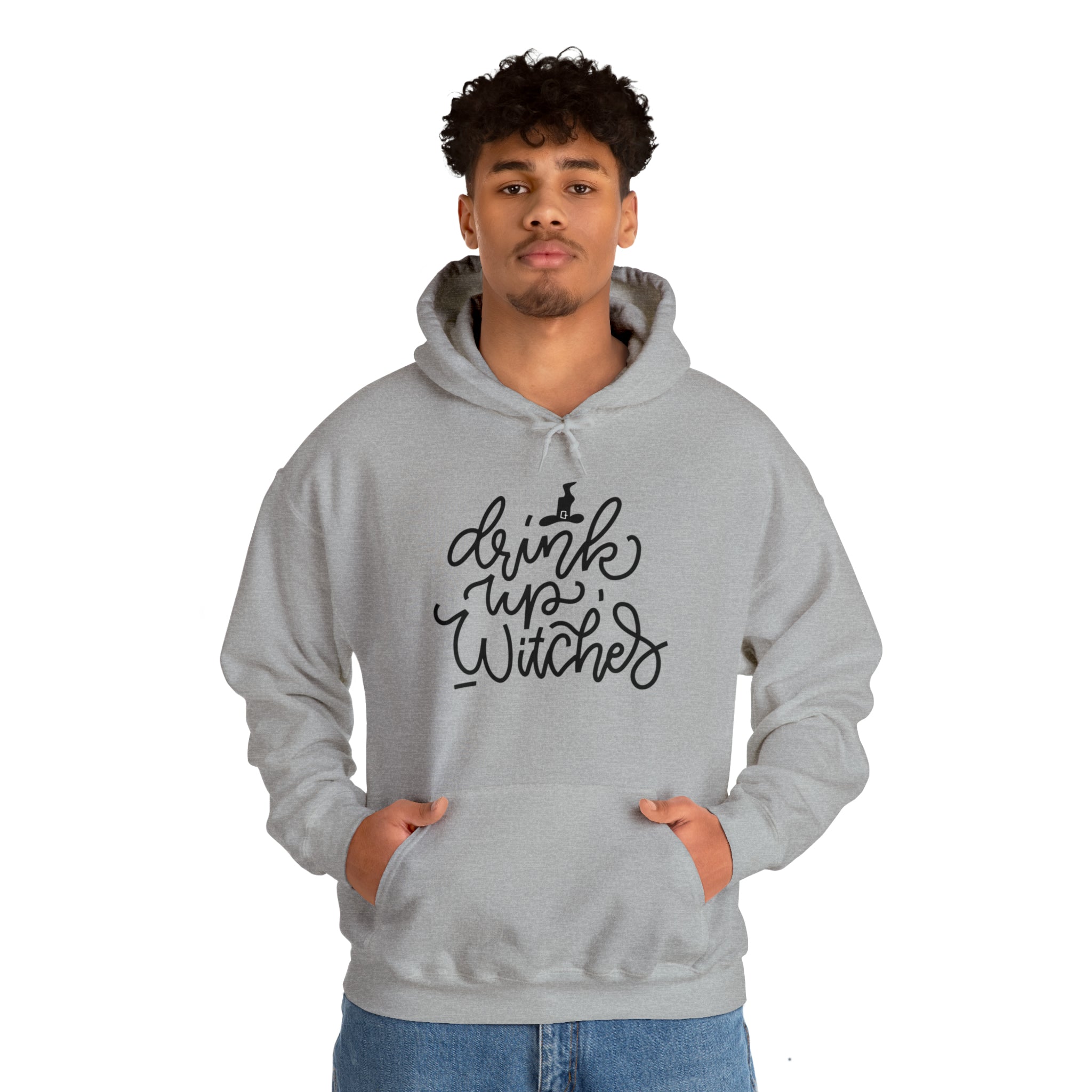 Drink up witches! Halloween Unisex Heavy Blend™ Hooded Sweatshirt in Multiple Colors