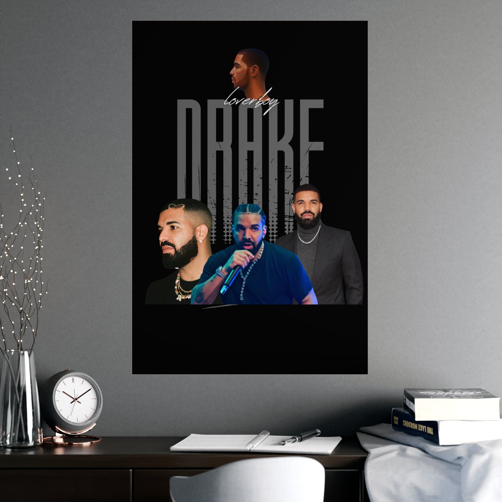 Drake Vertical and Horizontal Matte Posters