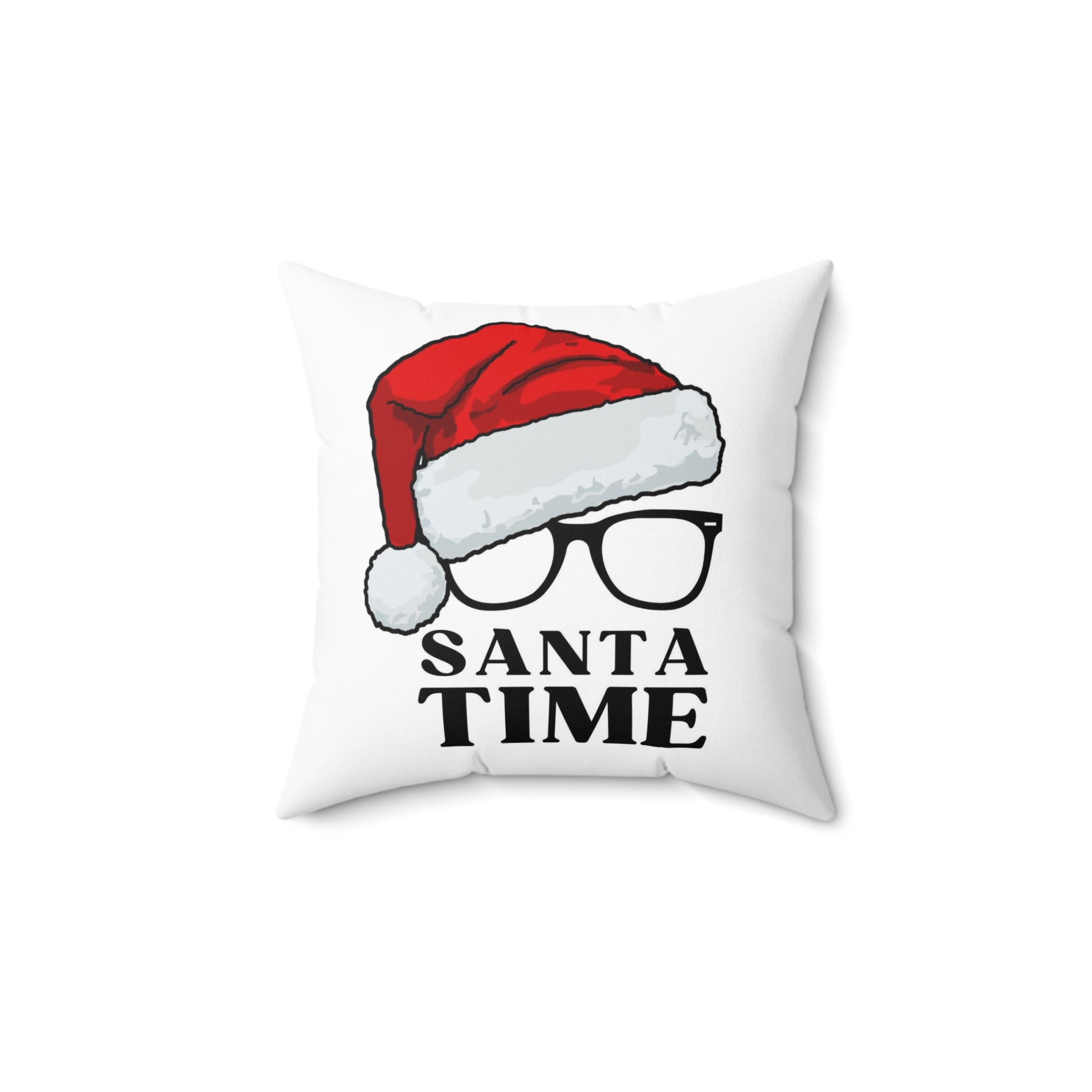 Santa Time Polyester Square Pillow