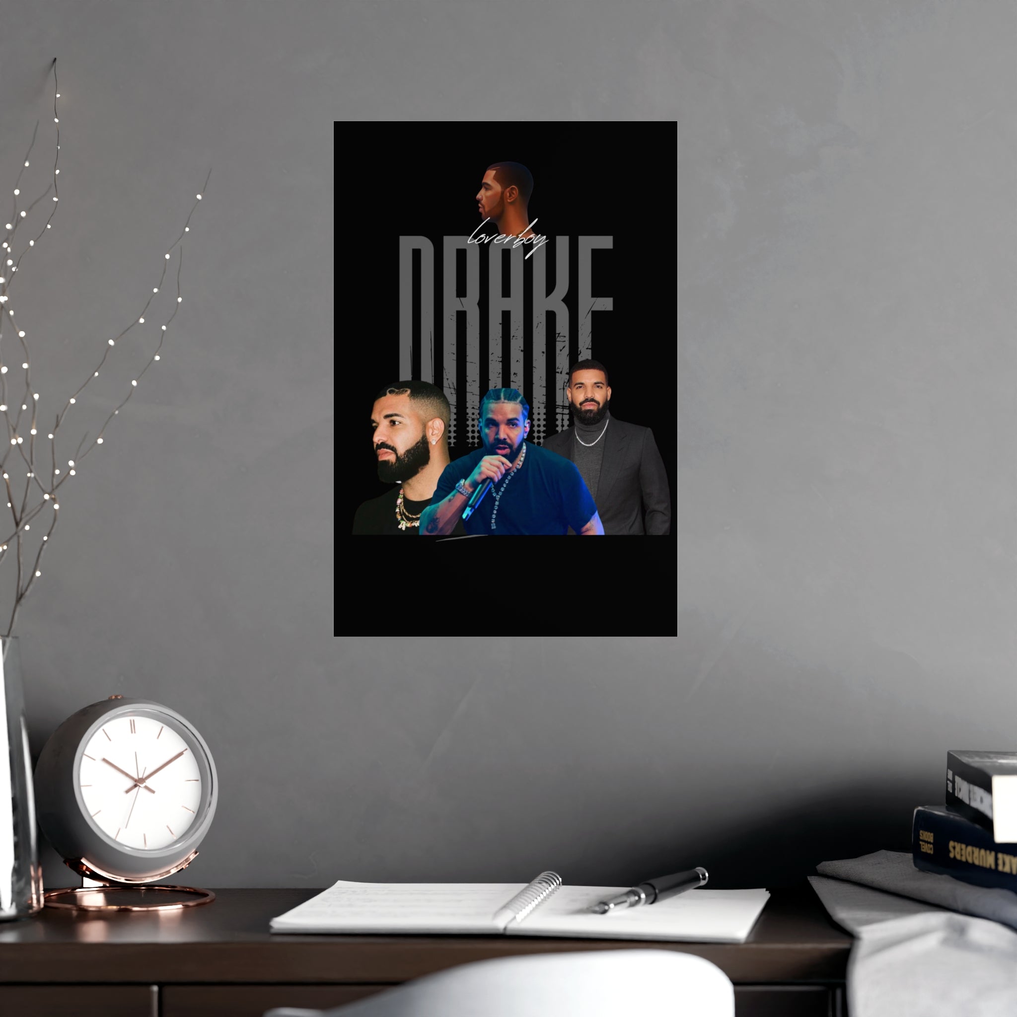 Drake Vertical and Horizontal Matte Posters