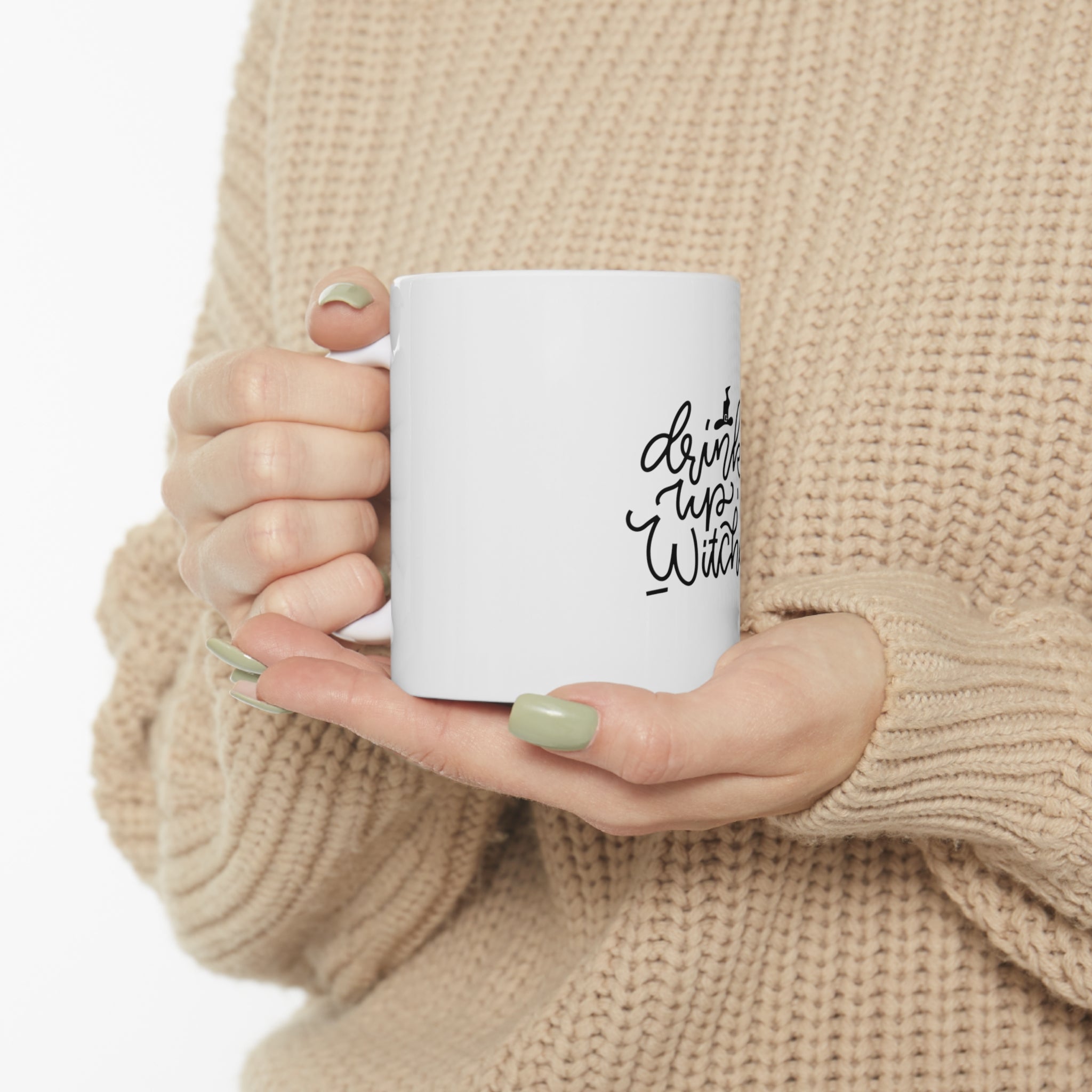 Drink up witches! Halloween Ceramic Mug 11oz