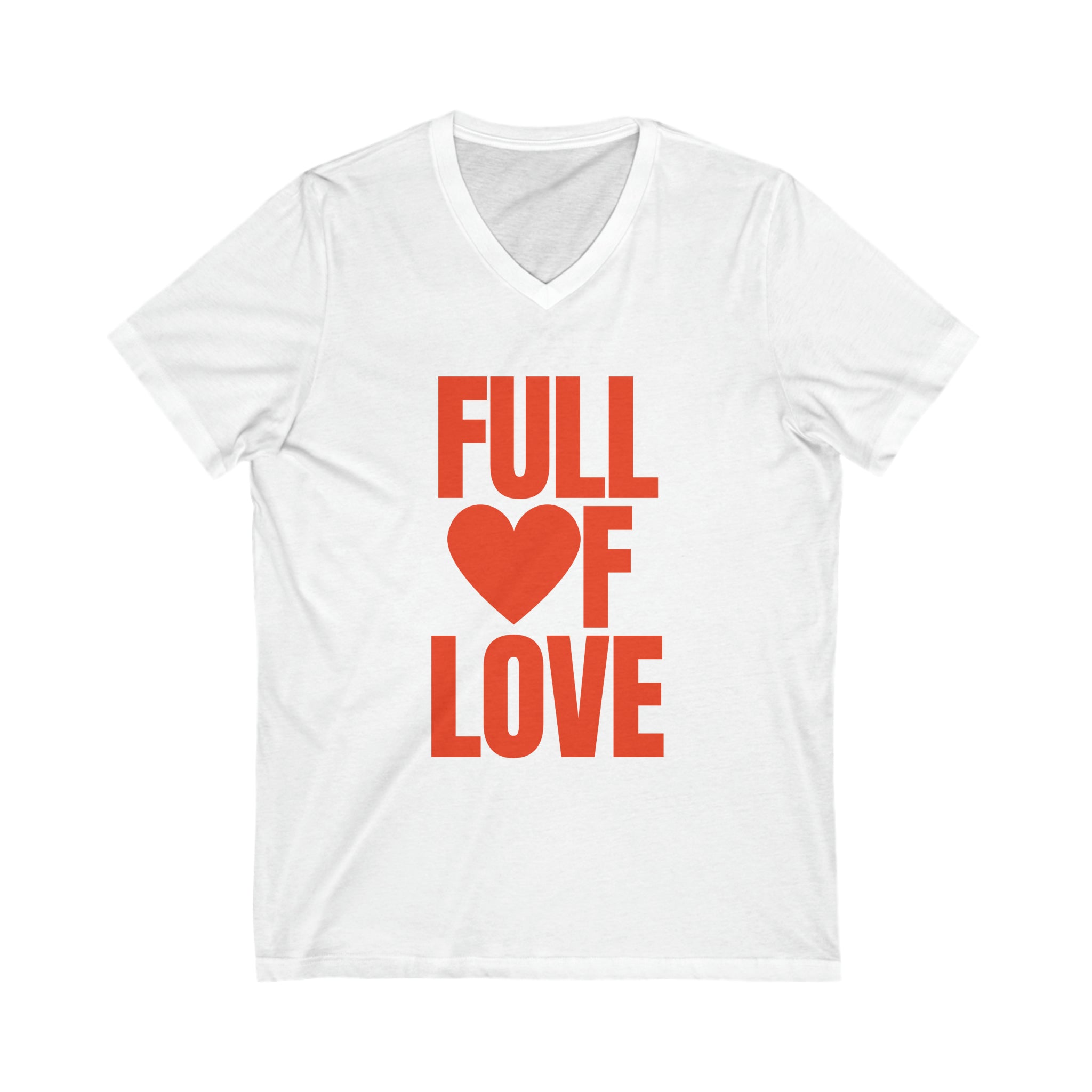 Full of Love Short Sleeve V-Neck Tee