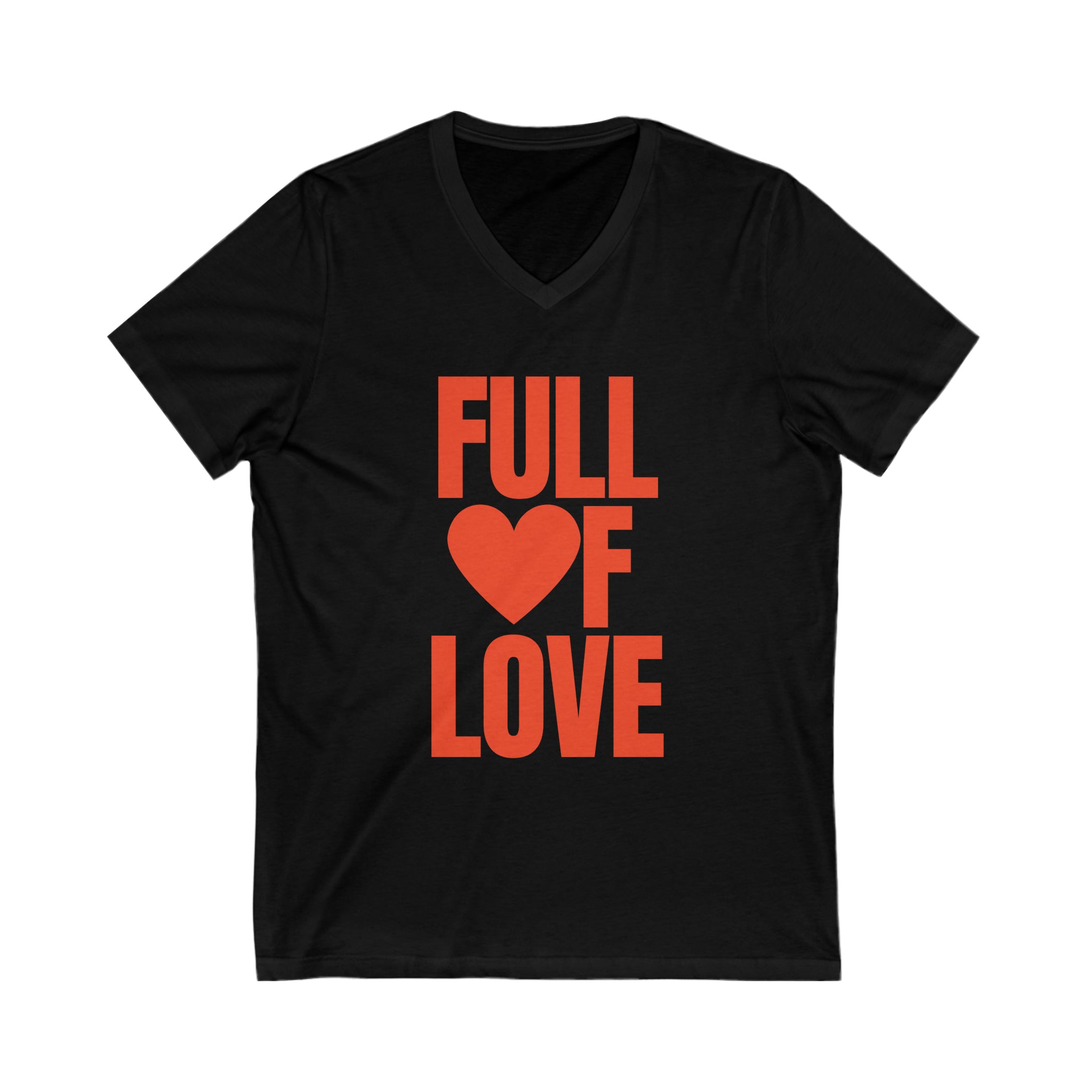Full of Love Short Sleeve V-Neck Tee