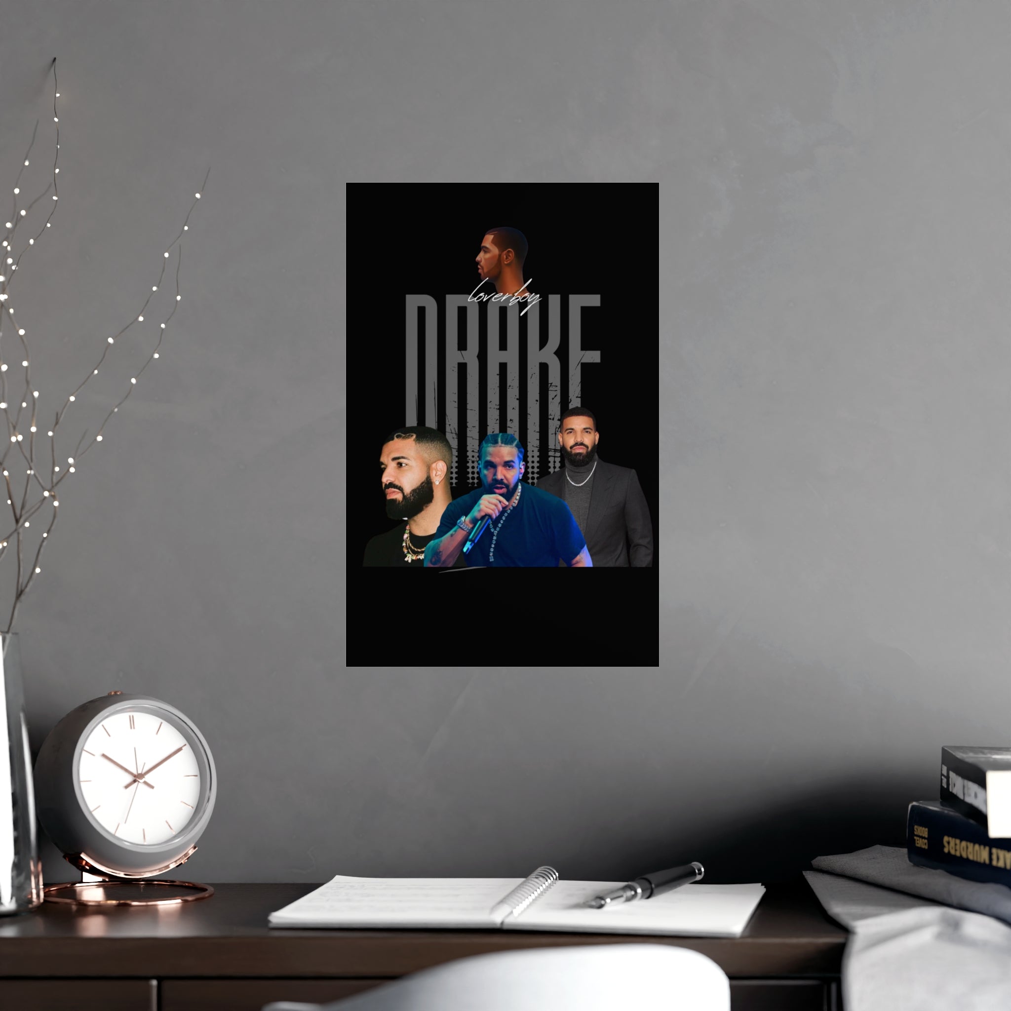 Drake Vertical and Horizontal Matte Posters