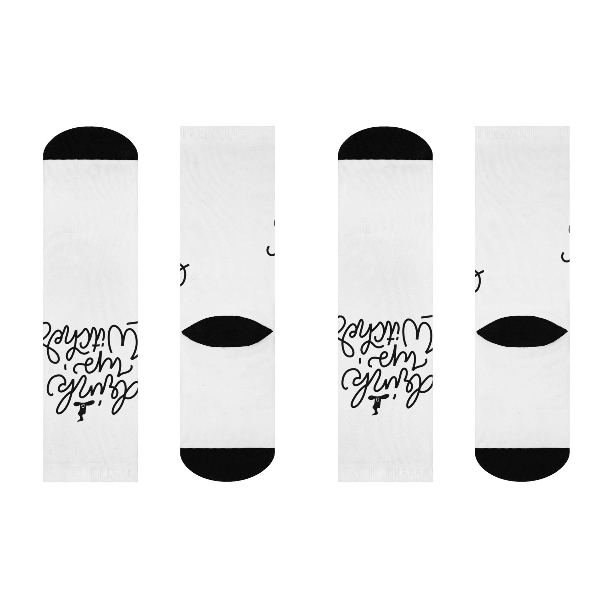 Drink up witches! Halloween Cushioned Crew Socks