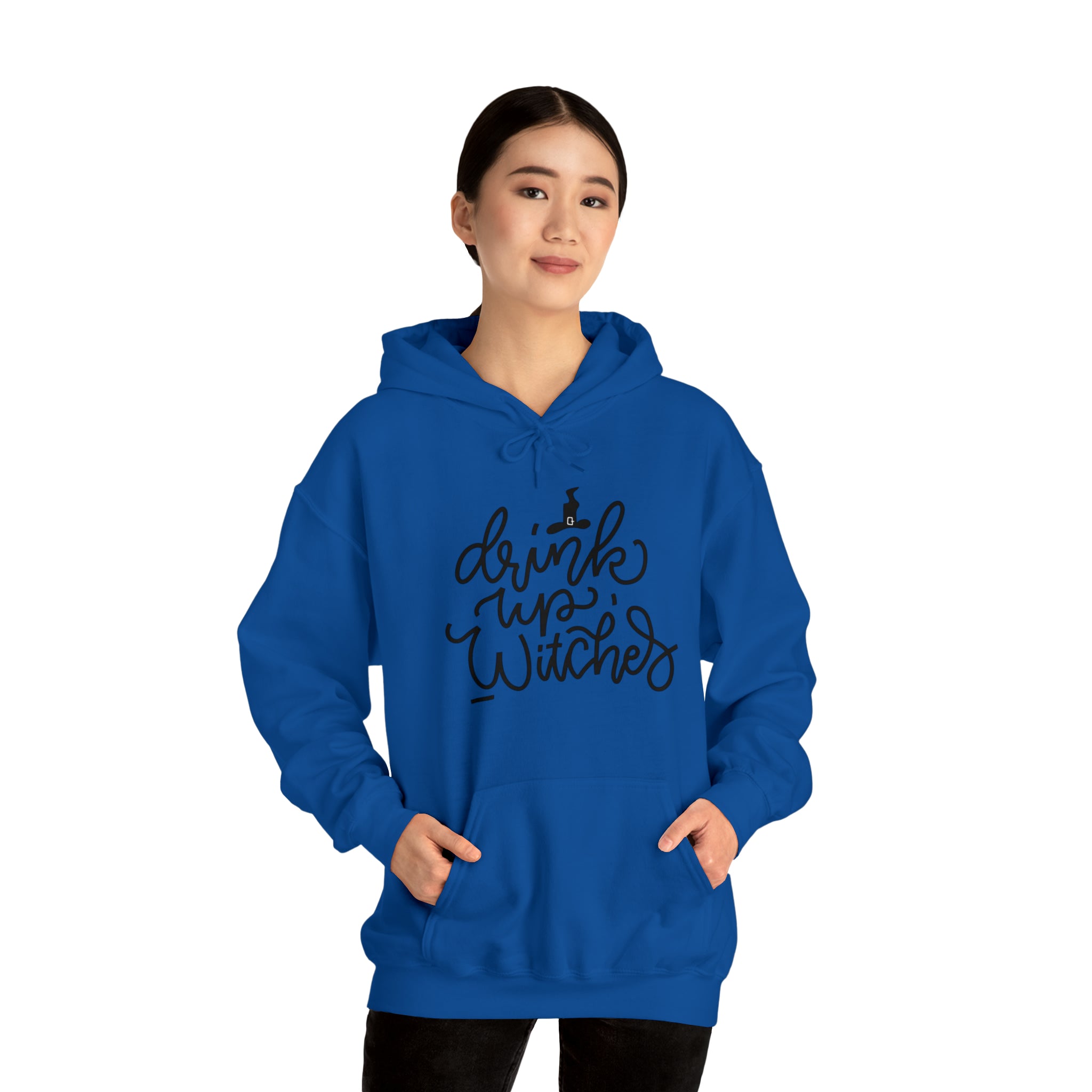 Drink up witches! Halloween Unisex Heavy Blend™ Hooded Sweatshirt in Multiple Colors