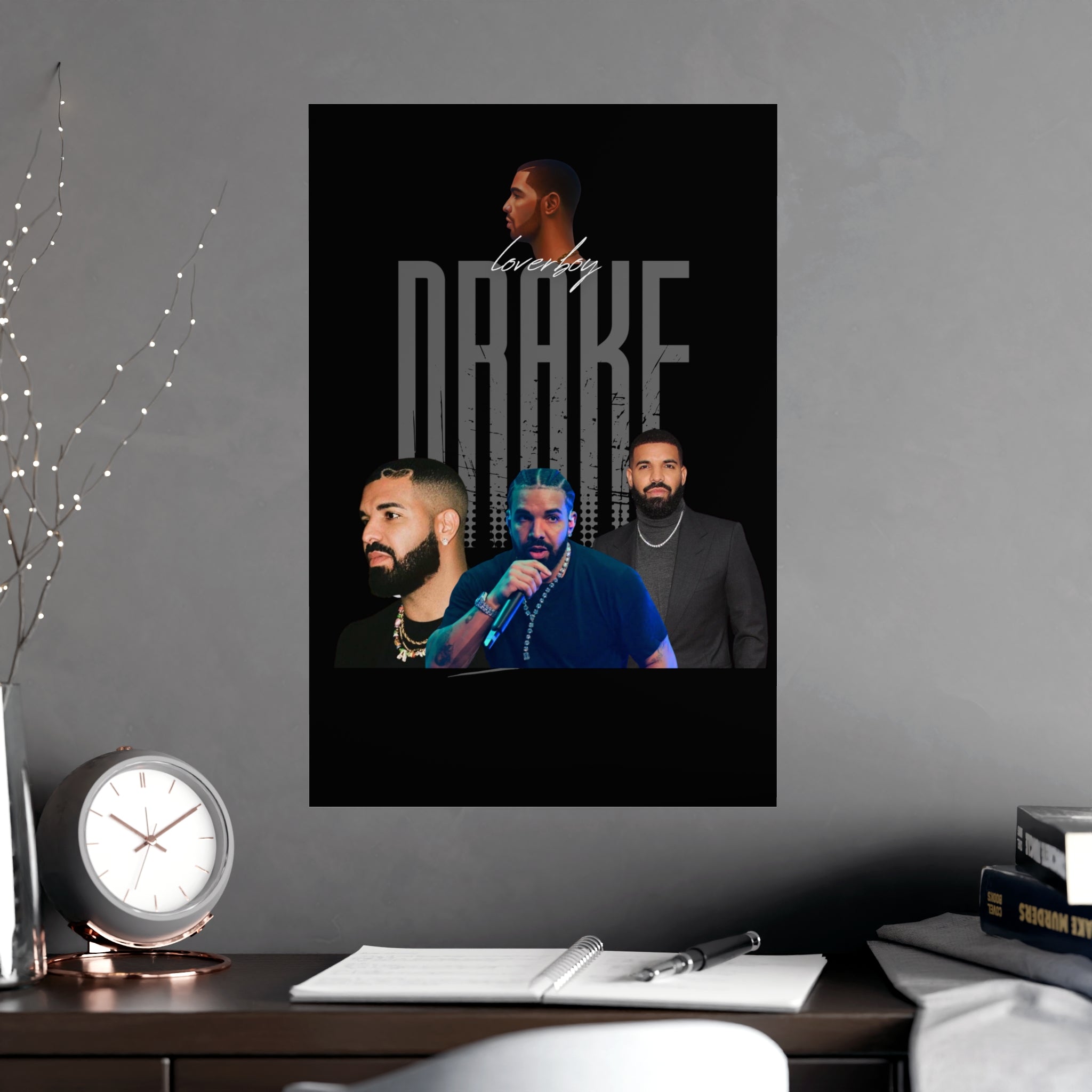 Drake Vertical and Horizontal Matte Posters