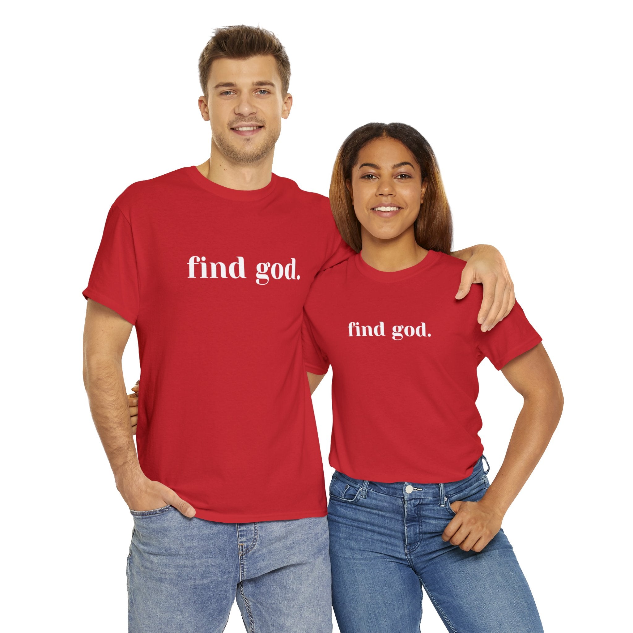Find God. Unisex Heavy Cotton Tee
