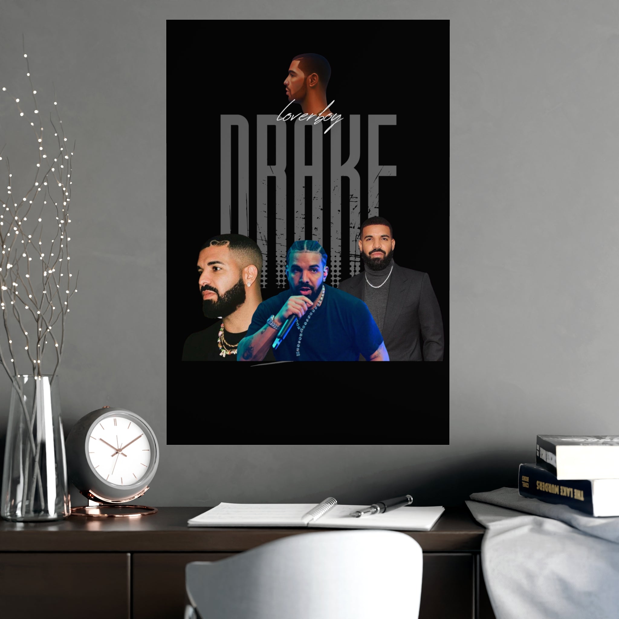 Drake Vertical and Horizontal Matte Posters