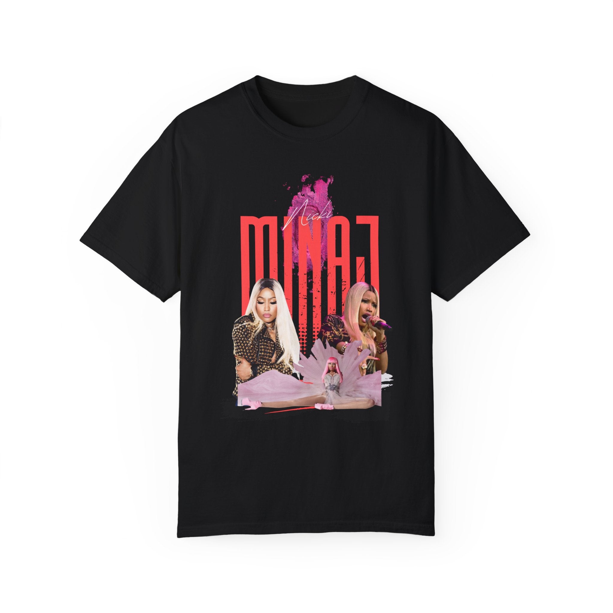 Nicki Minaj Tshirt with Tour Dates Premium Print Surface Cotton Streetwear
