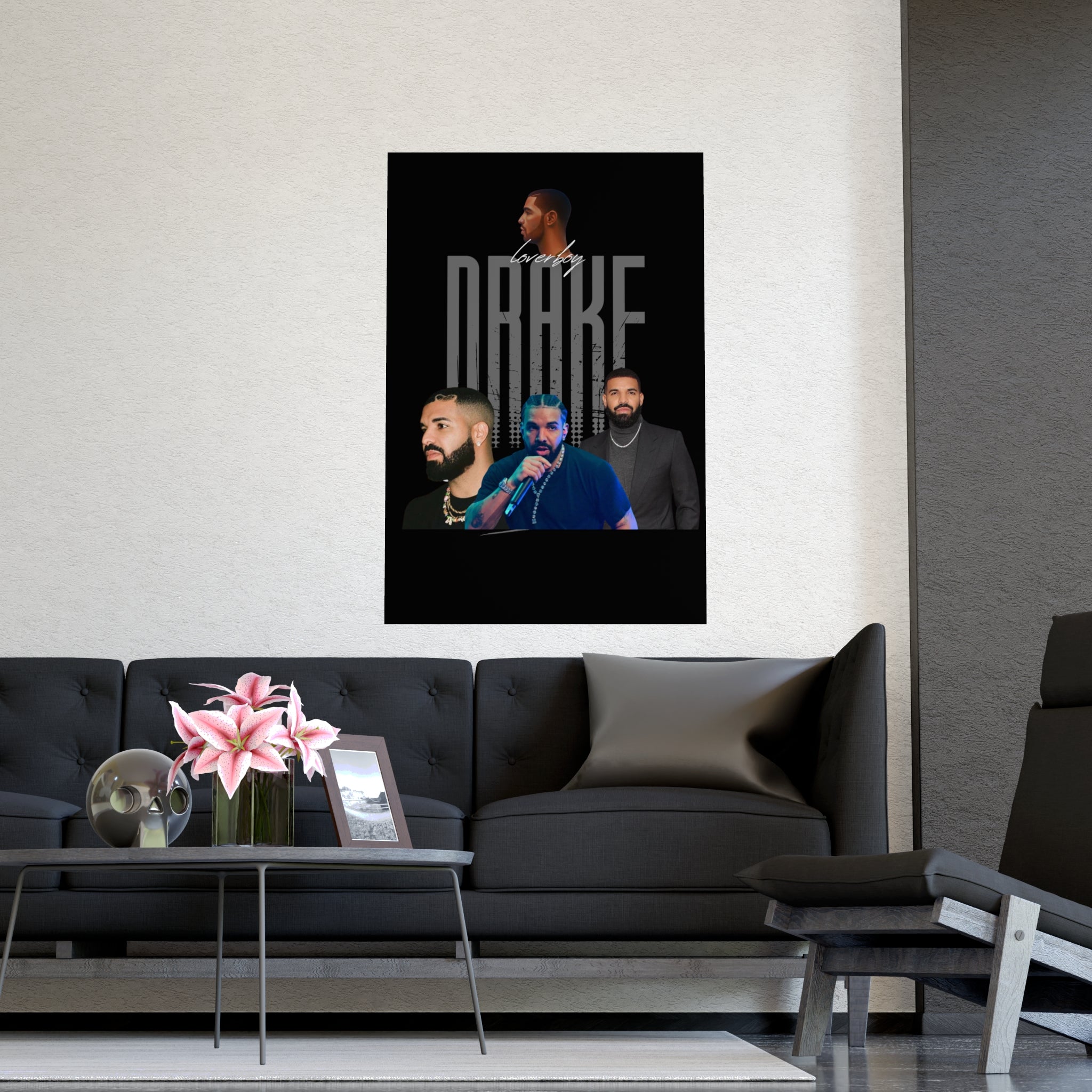Drake Vertical and Horizontal Matte Posters