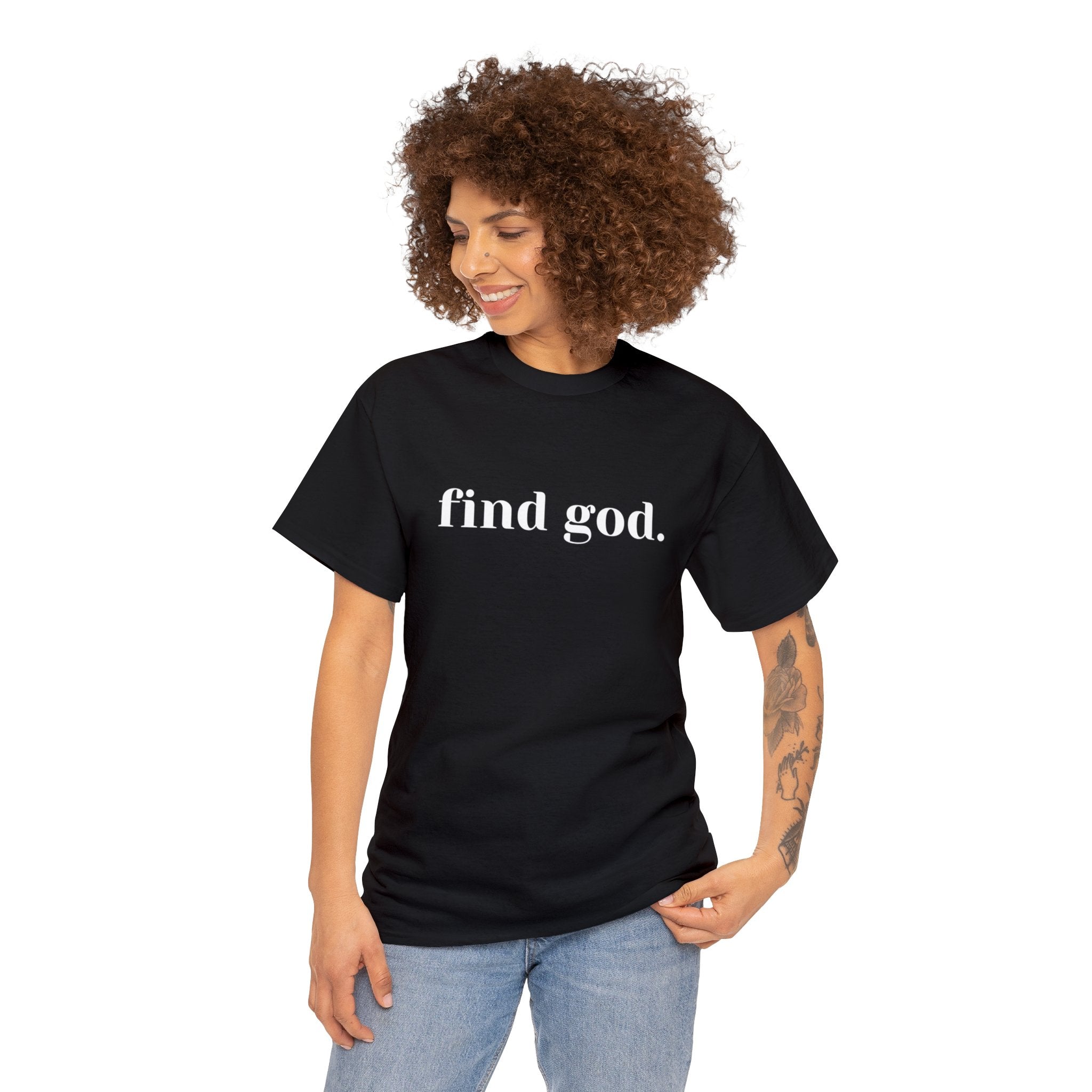Find God. Unisex Heavy Cotton Tee