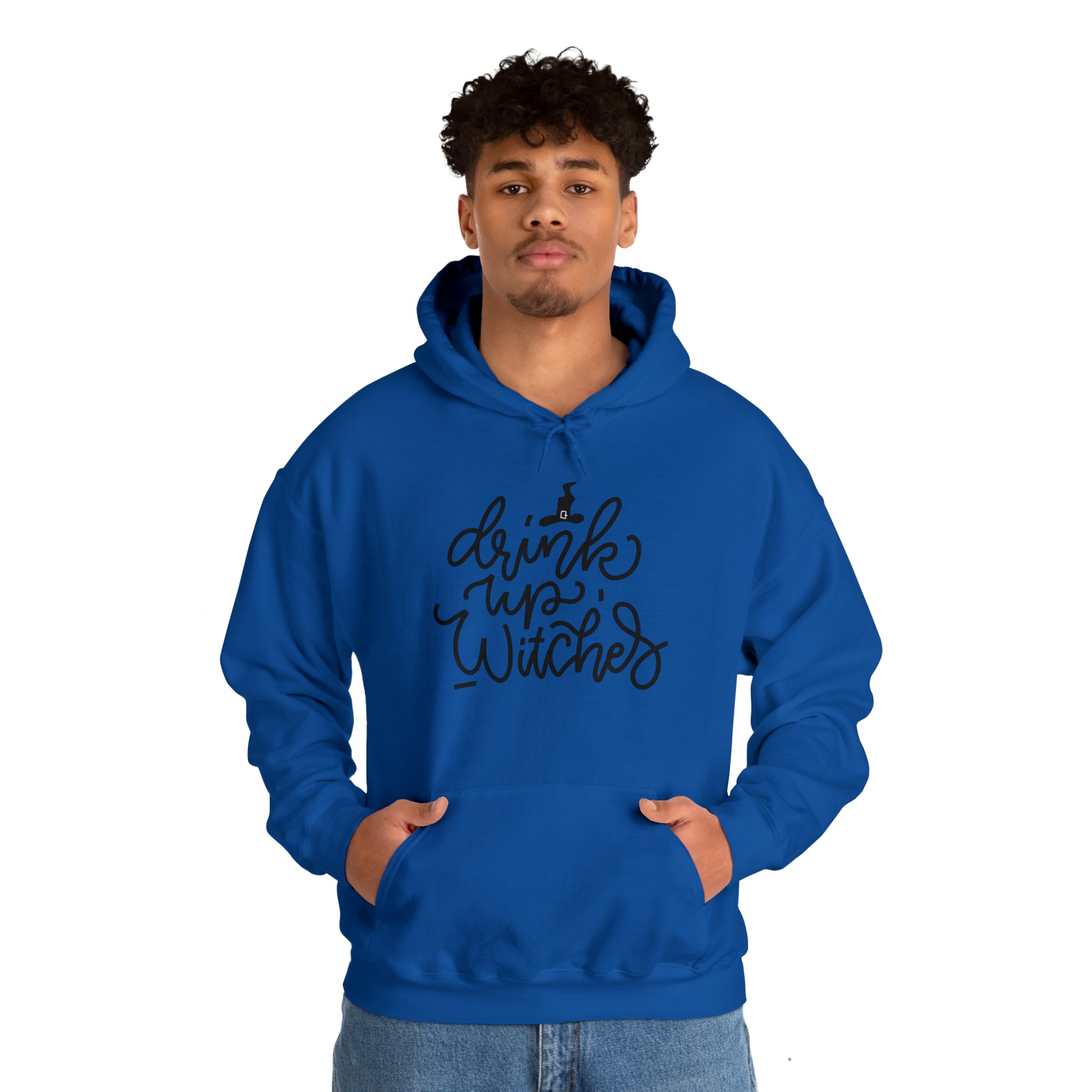 Drink up witches! Halloween Unisex Heavy Blend™ Hooded Sweatshirt in Multiple Colors
