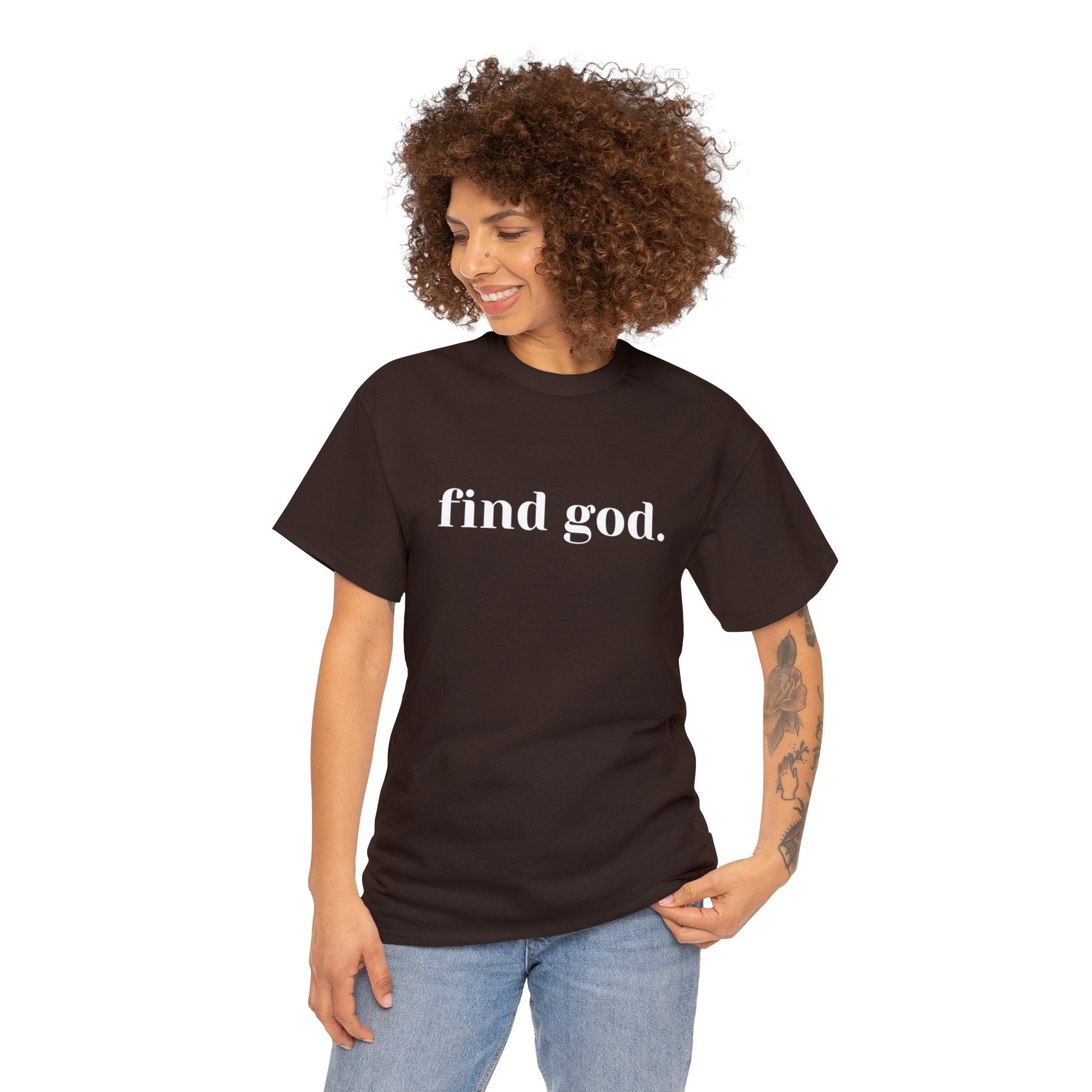 Find God. Unisex Heavy Cotton Tee