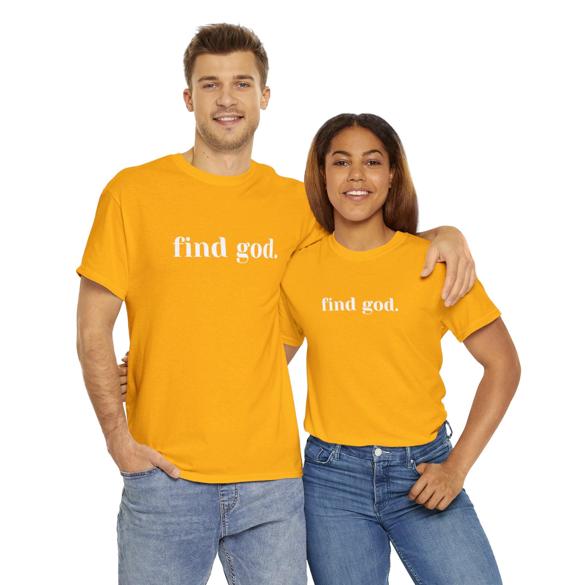 Find God. Unisex Heavy Cotton Tee