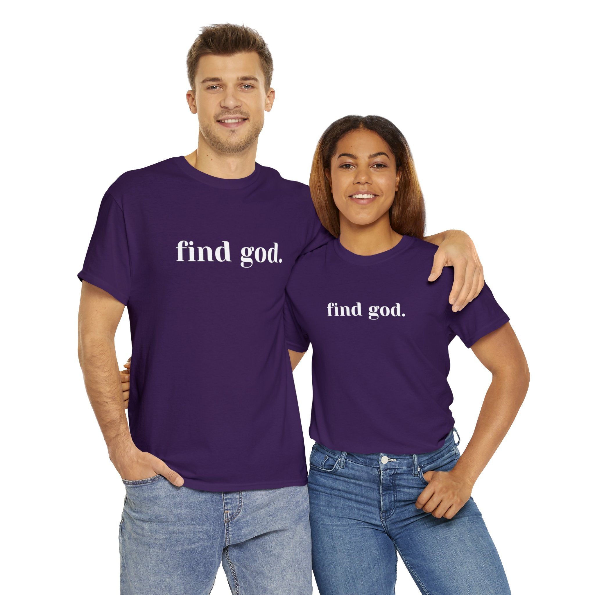 Find God. Unisex Heavy Cotton Tee