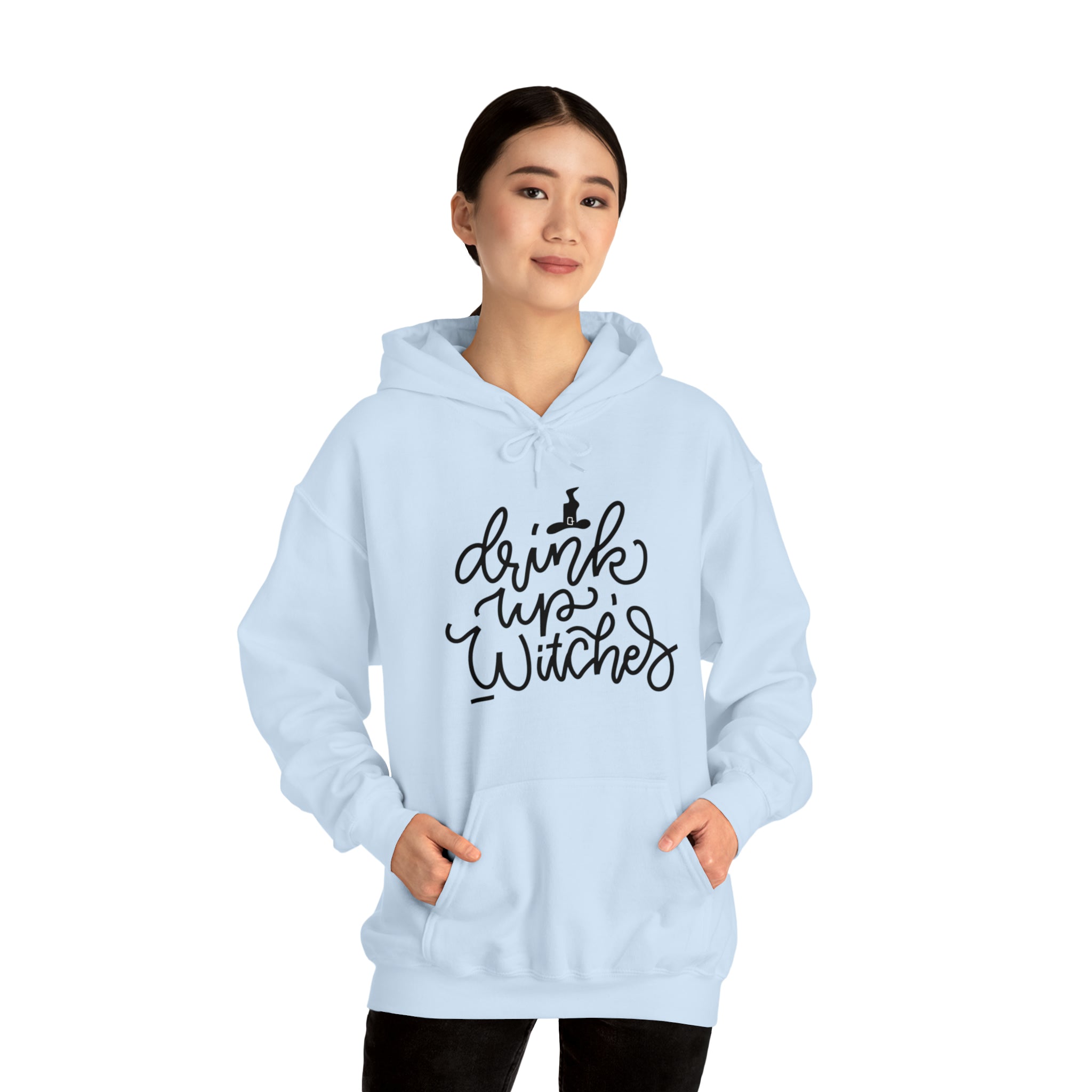 Drink up witches! Halloween Unisex Heavy Blend™ Hooded Sweatshirt in Multiple Colors
