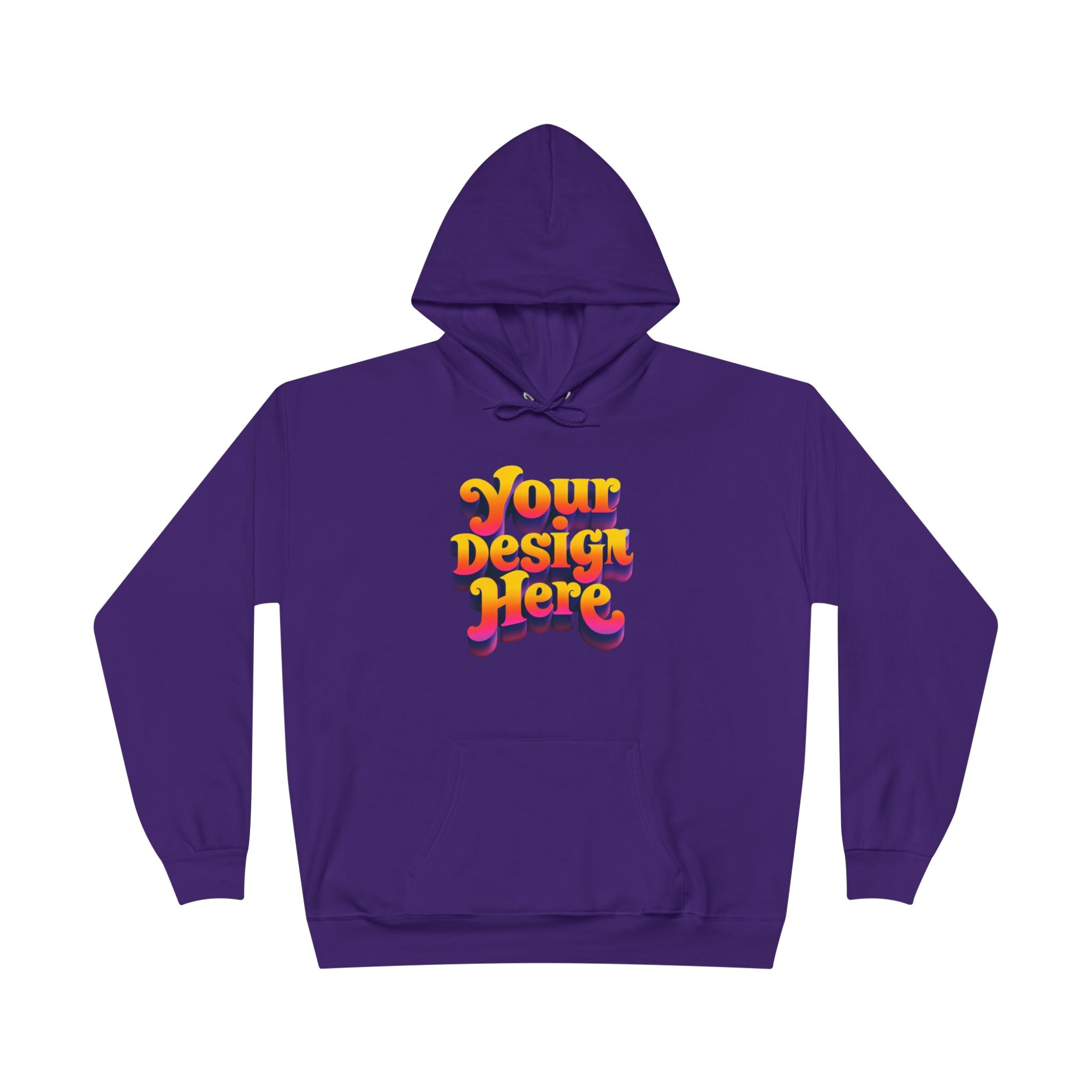Personalized Unisex Hoodie Custom Eco-Friendly Sweatshirt