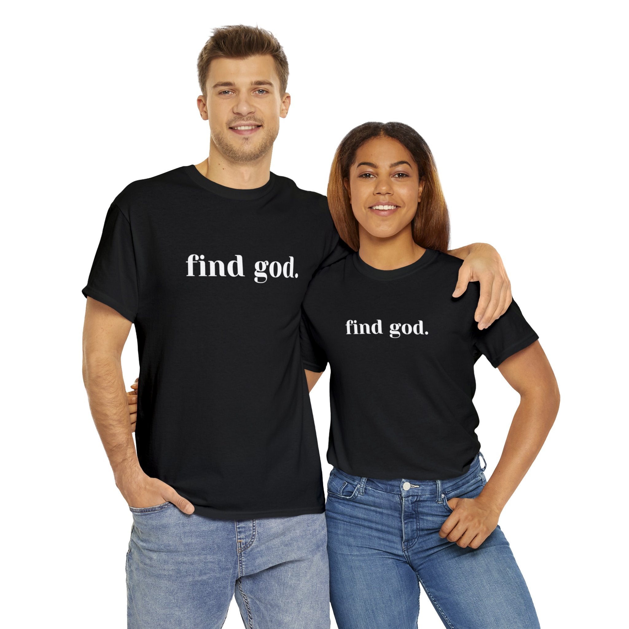 Find God. Unisex Heavy Cotton Tee