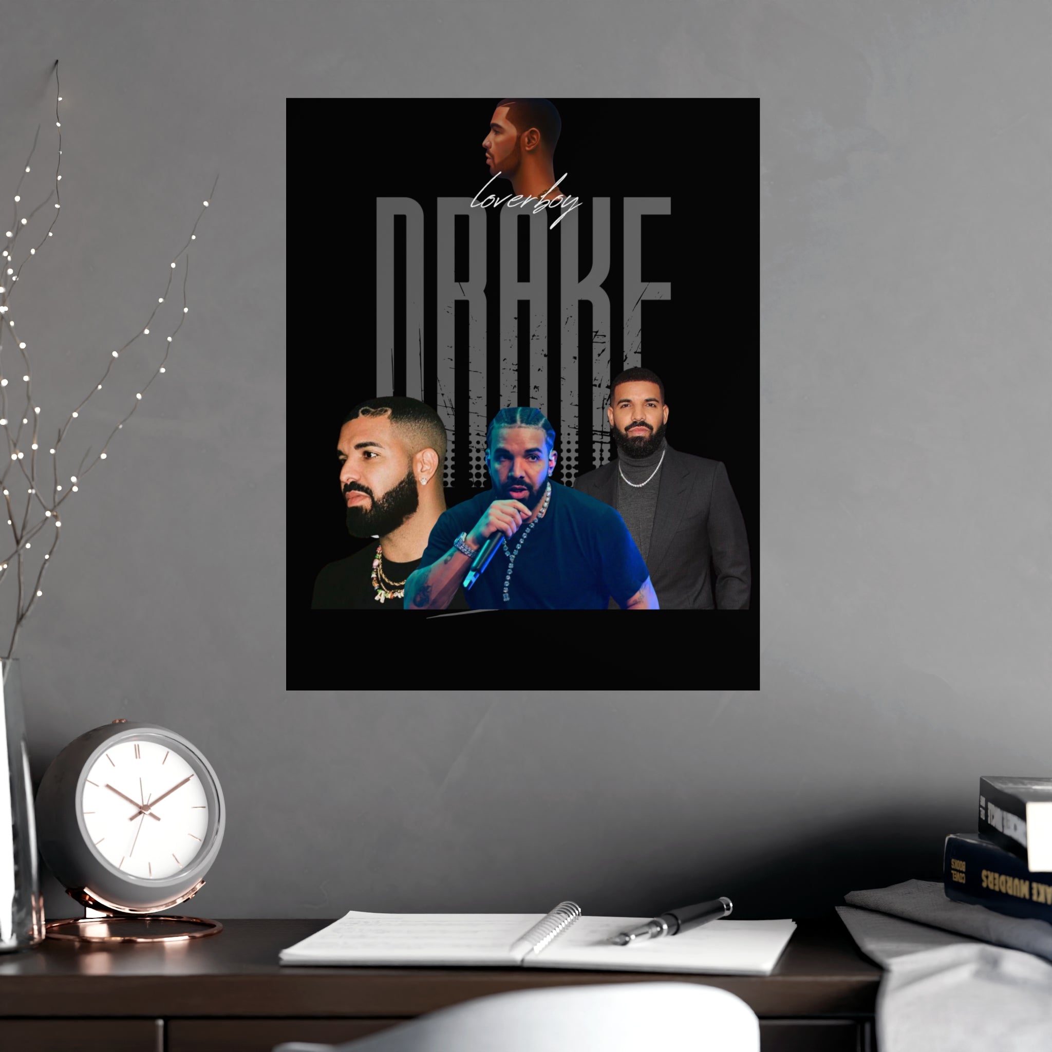 Drake Vertical and Horizontal Matte Posters