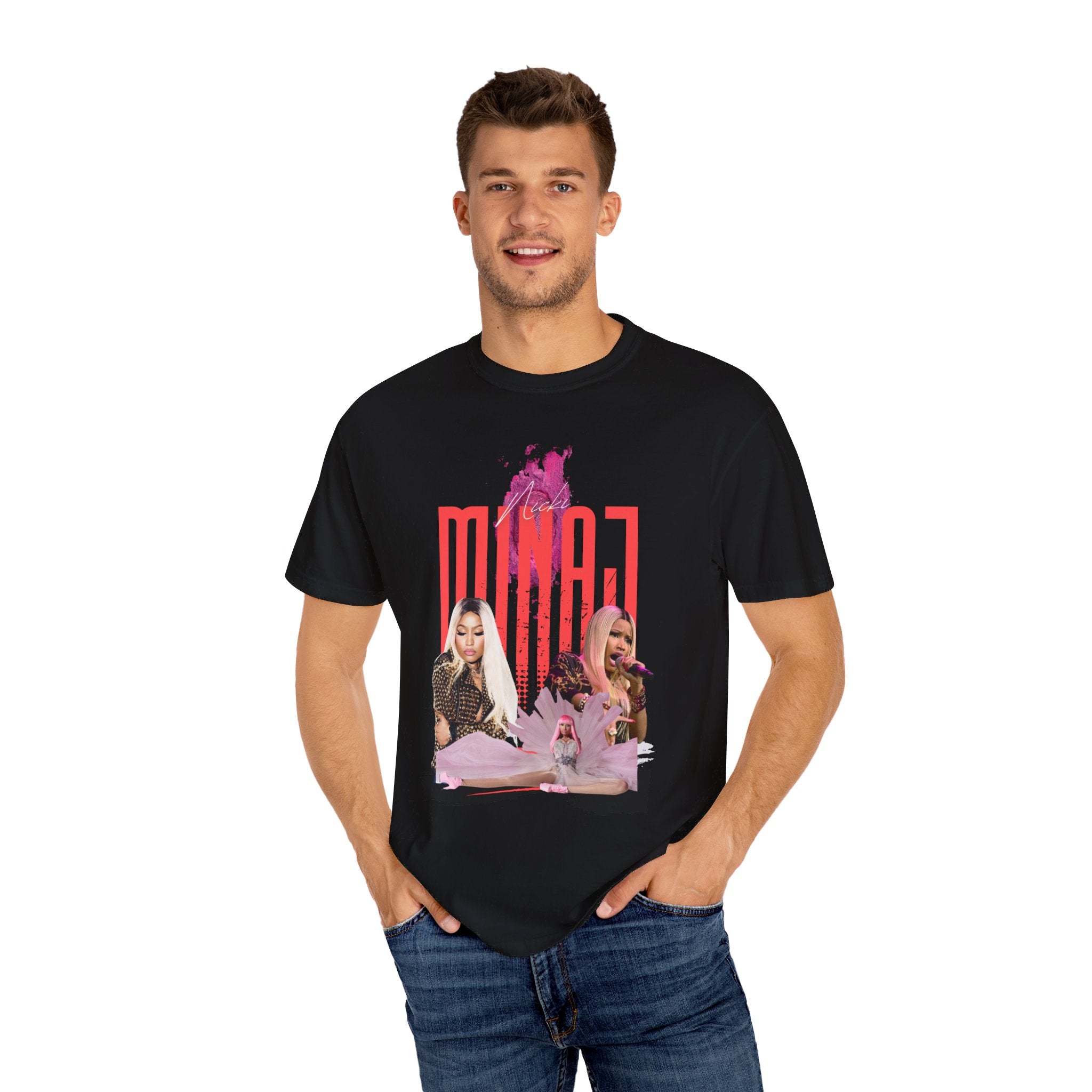 Nicki Minaj Tshirt with Tour Dates Premium Print Surface Cotton Streetwear