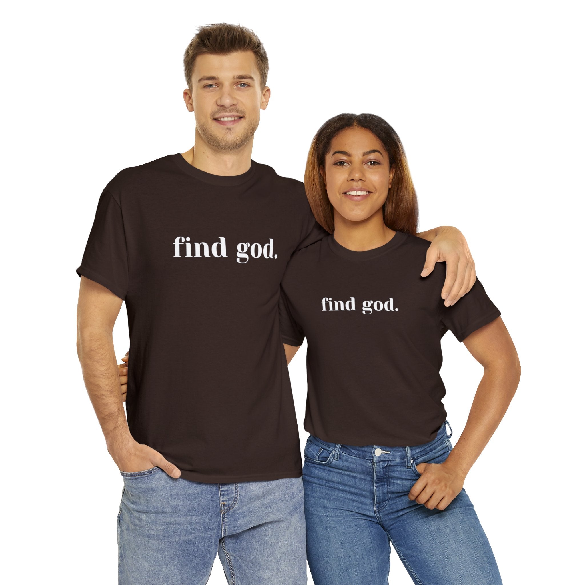 Find God. Unisex Heavy Cotton Tee