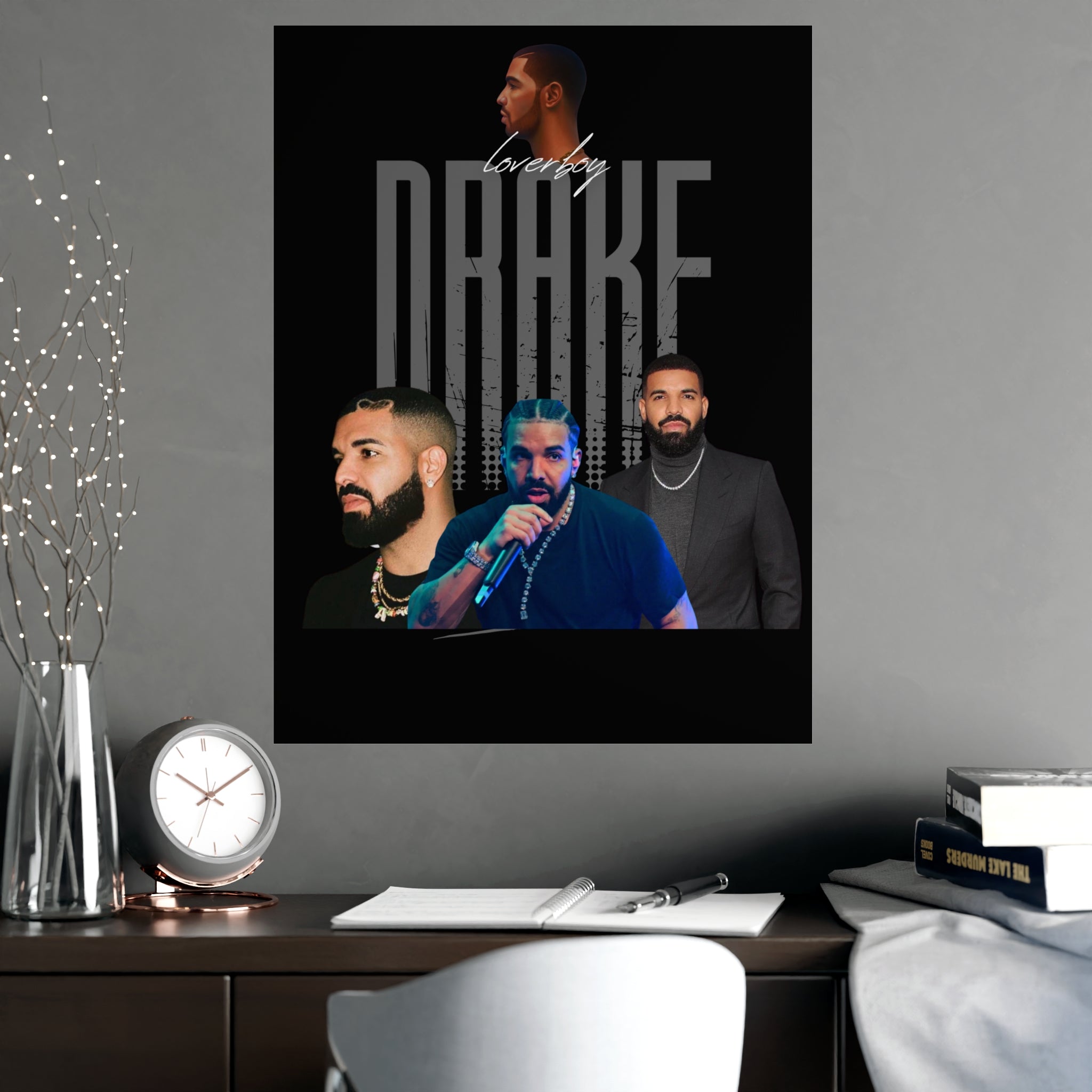 Drake Vertical and Horizontal Matte Posters