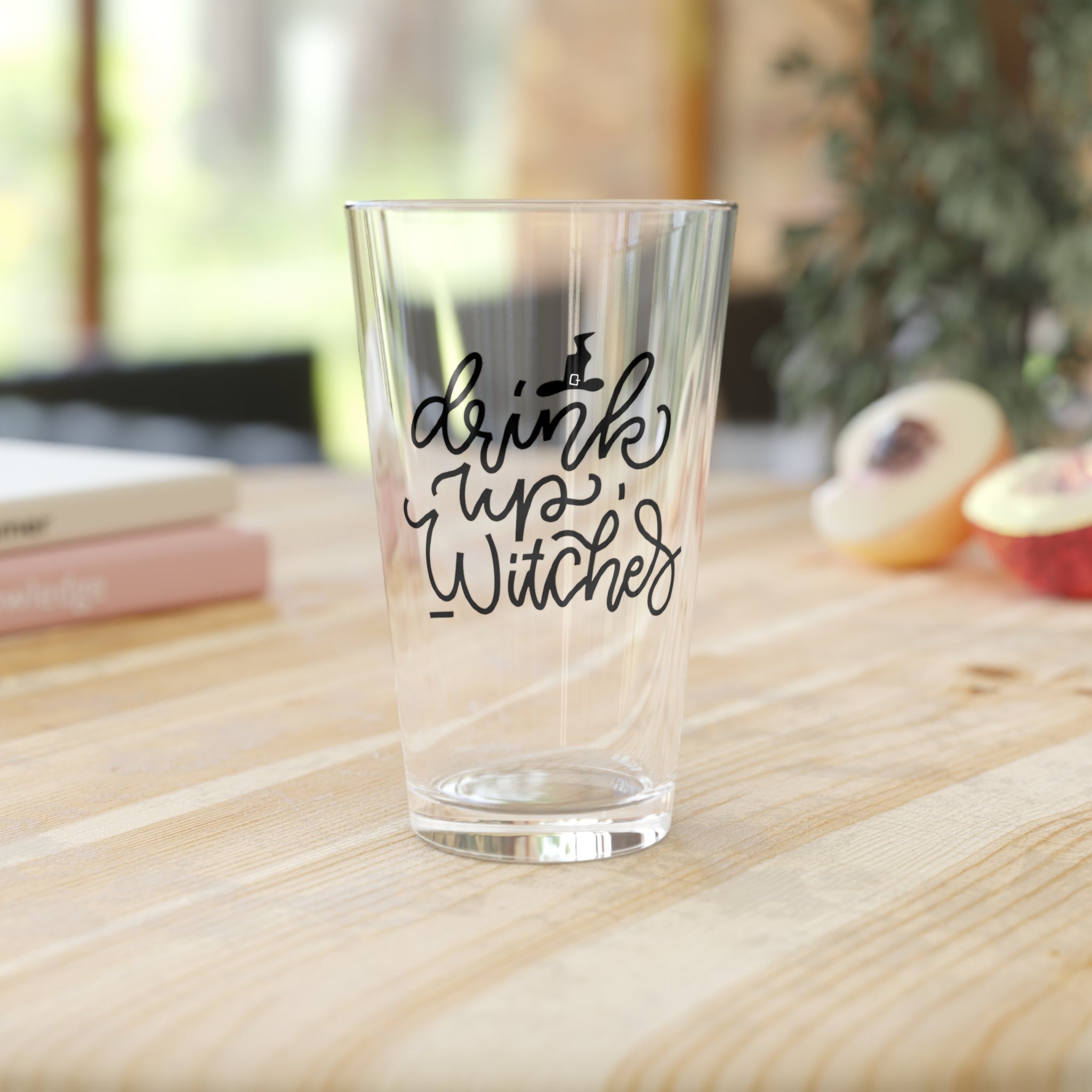 Drink up witches! Halloween Pint Glass, 16oz