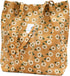 Cute Corduroy Canvas Tote Bag – Shoulder Handbag for Women Travel