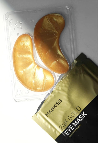 24K Gold Under Eye Patches - 15 Pairs