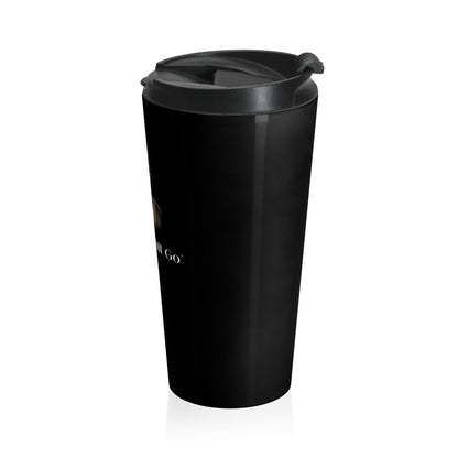 Let That Shit Go Stainless Steel Travel Mug | Zen Inspired Stress Free Drinkware | Durable, Stylish, and Relaxing On the Go Mug