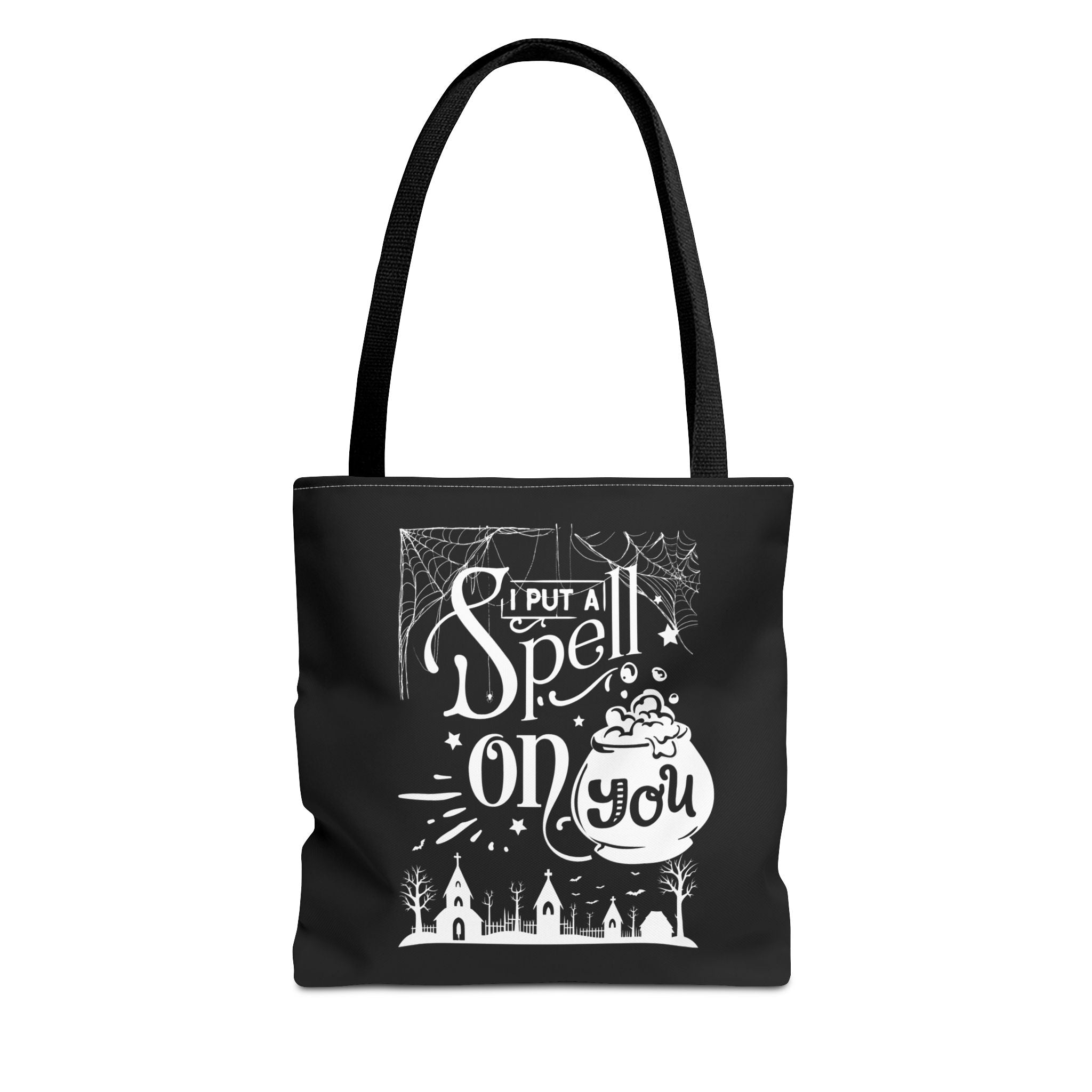 I Put a Spell on You Halloween Tote Bag - Spooky Chic Reusable Bag - Perfect Fall Accessory