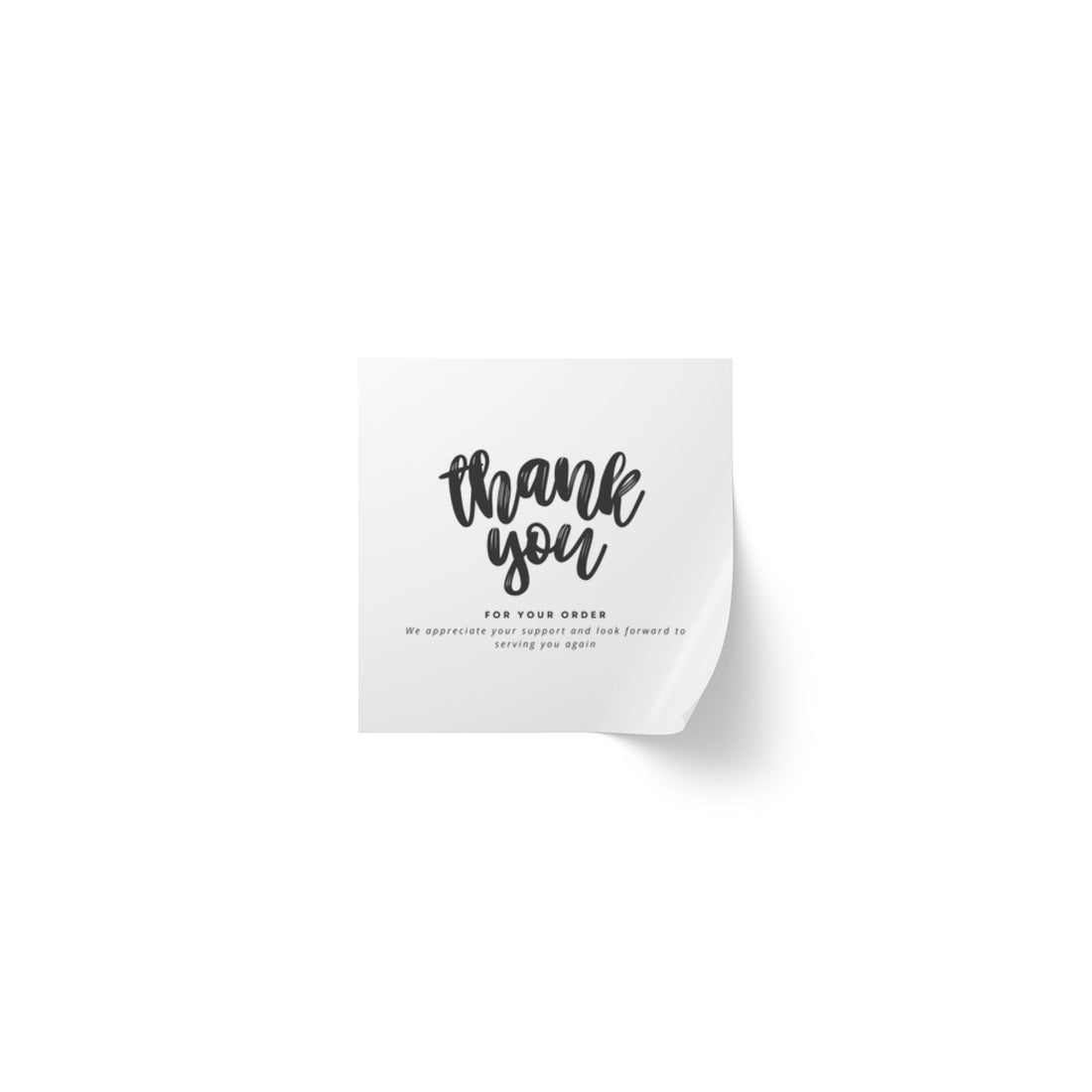 Thank You Stickers Roll 100 Elegant and Versatile Packaging Stickers