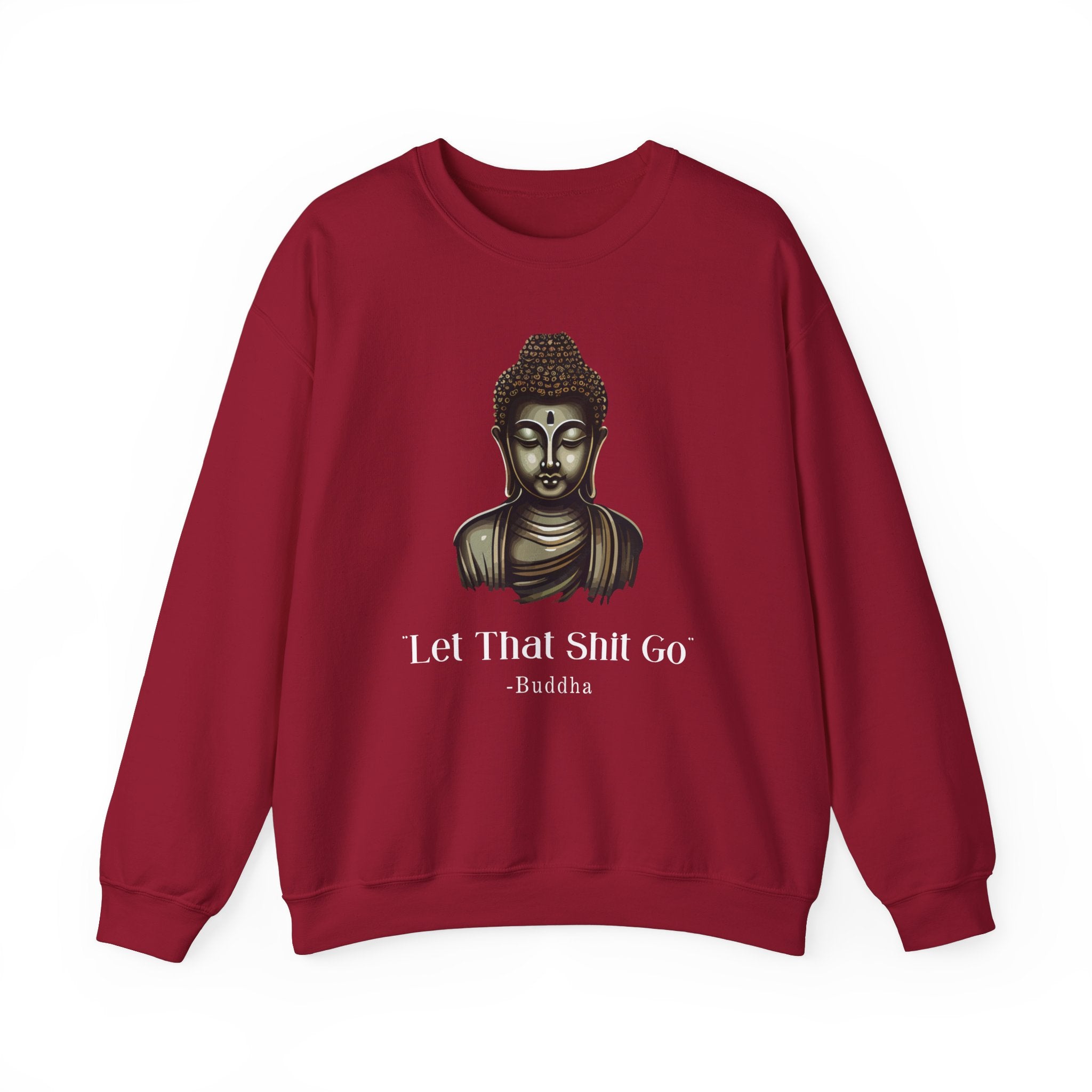 Let That Shit Go Sweatshirt, Meditation Sweatshirt Zen Lover Yoga Mom Gift For Her