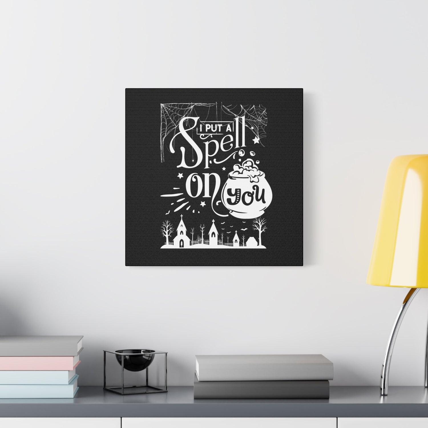 I Put a Spell on You Halloween Matte Canvas - Spooky Chic Wall Art - Perfect Fall Home Decor