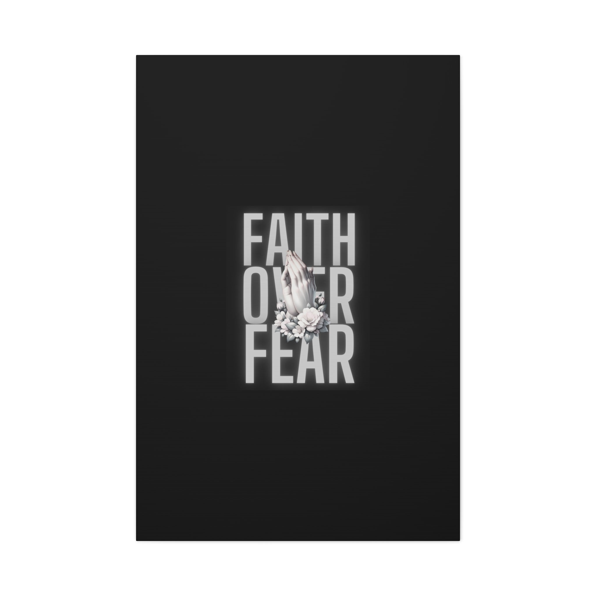 Faith over Fear Matte Canvas 1.25 in