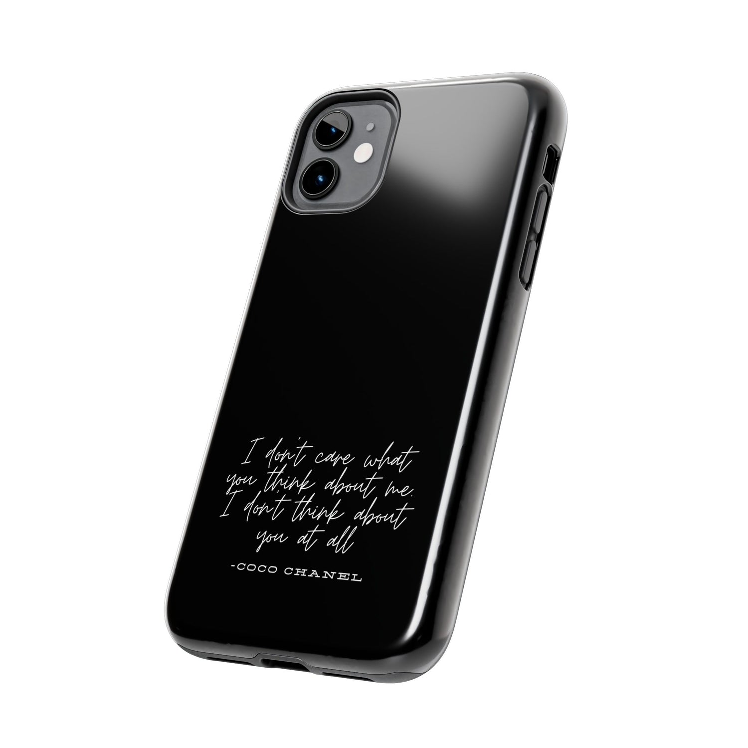 Chic Phone Cases, Fashionable Coco Chanel Quote Phone Case, Luxury Gift for Her, Designer Quote Phone Cover, Stylish Mobile Accessory