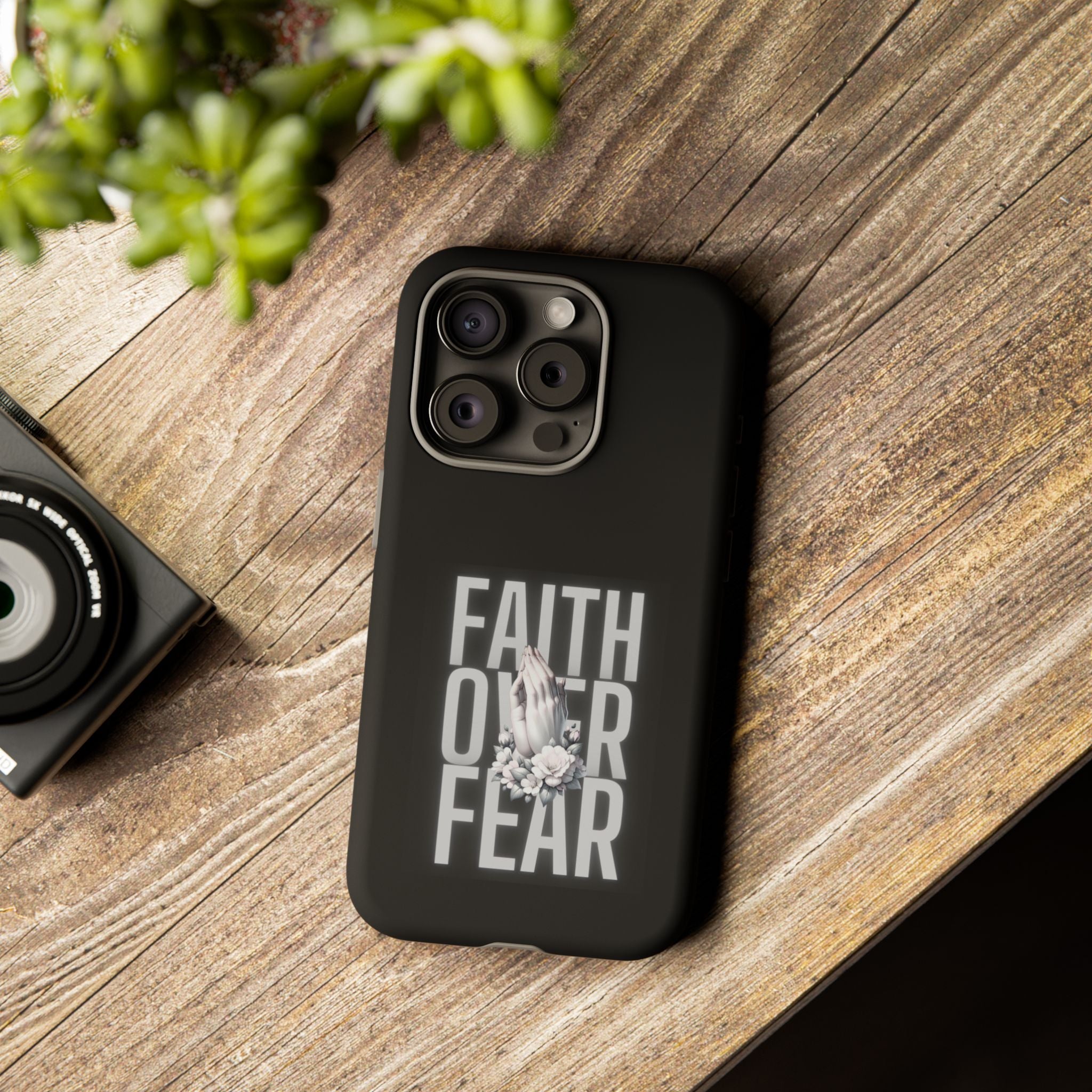 Faith over Fear Tough Phone Case