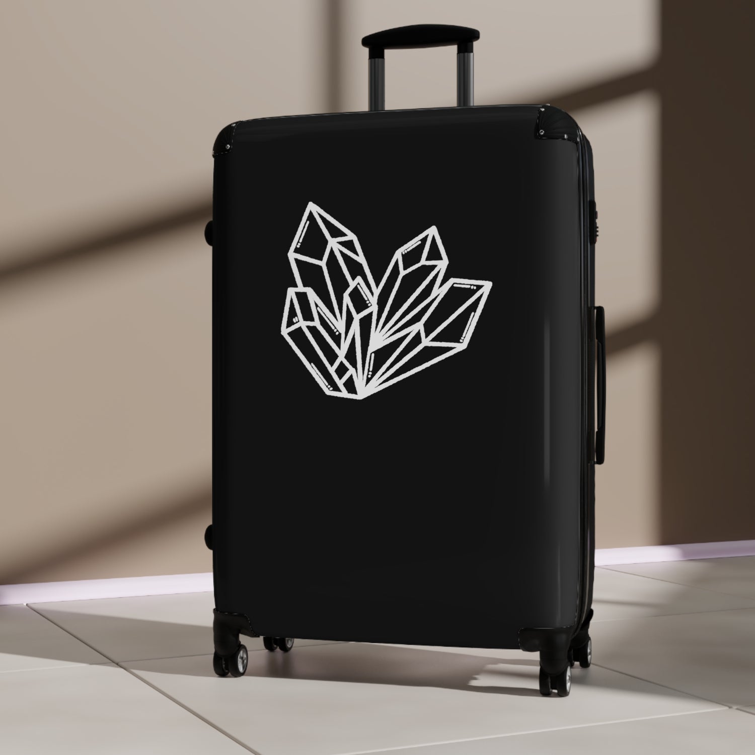 Suitcase with Crystals Design