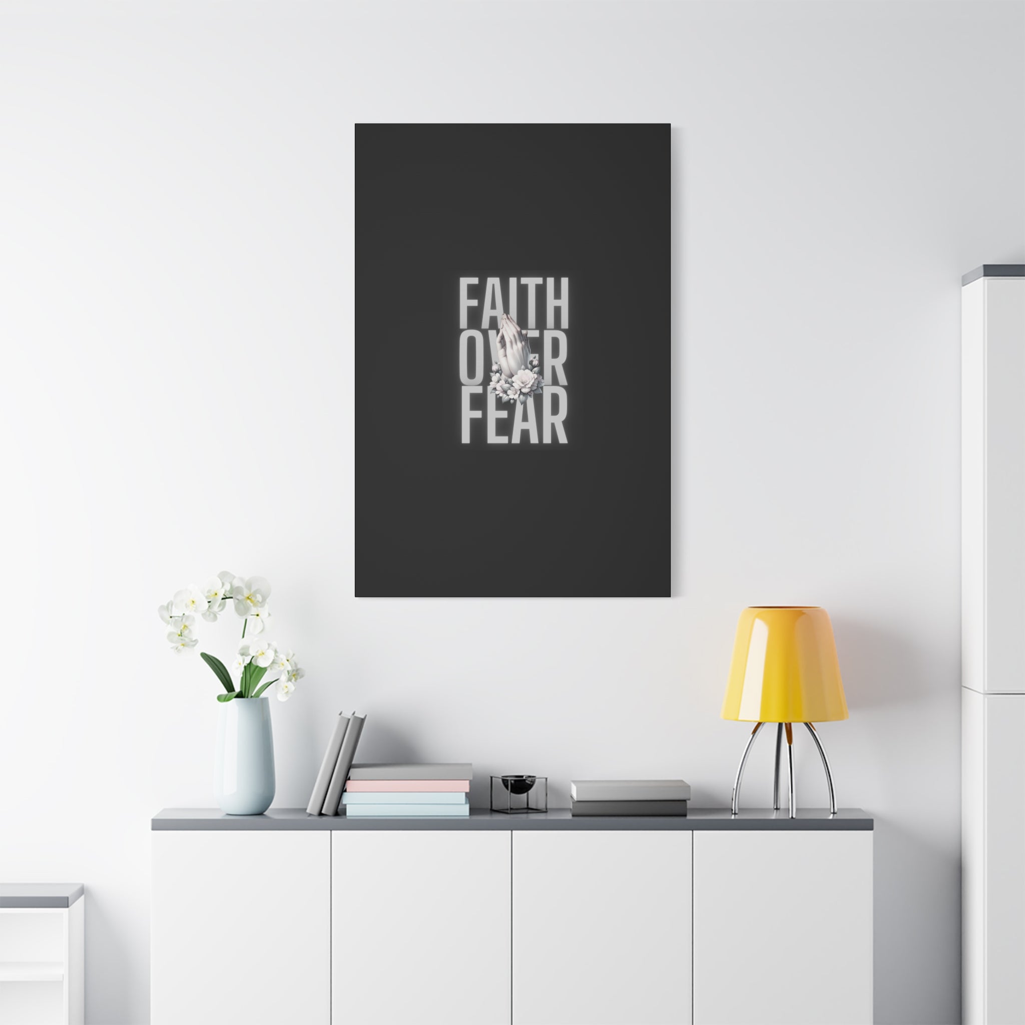 Faith over Fear Matte Canvas 1.25 in