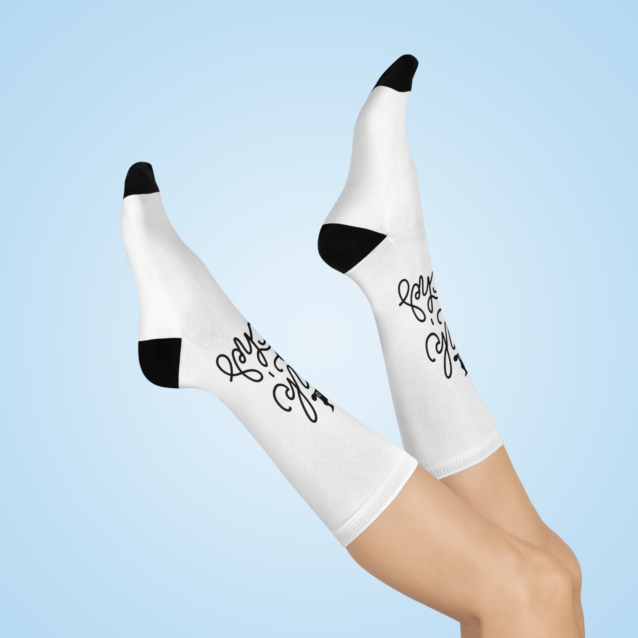 Drink up witches! Halloween Cushioned Crew Socks