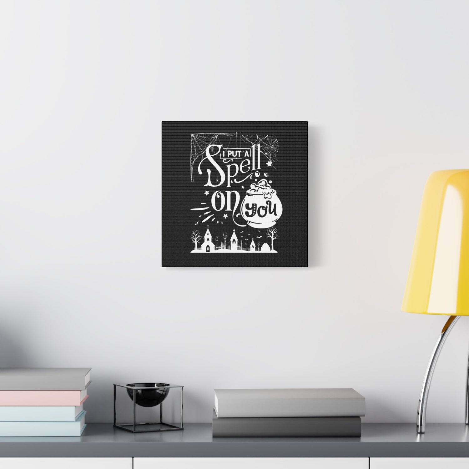 I Put a Spell on You Halloween Matte Canvas - Spooky Chic Wall Art - Perfect Fall Home Decor