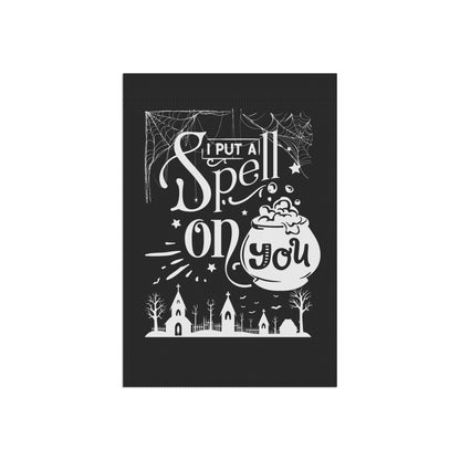 I Put a Spell on You Halloween Home and Garden Banner - Spooky Chic Outdoor Decor - Perfect Fall Decoration