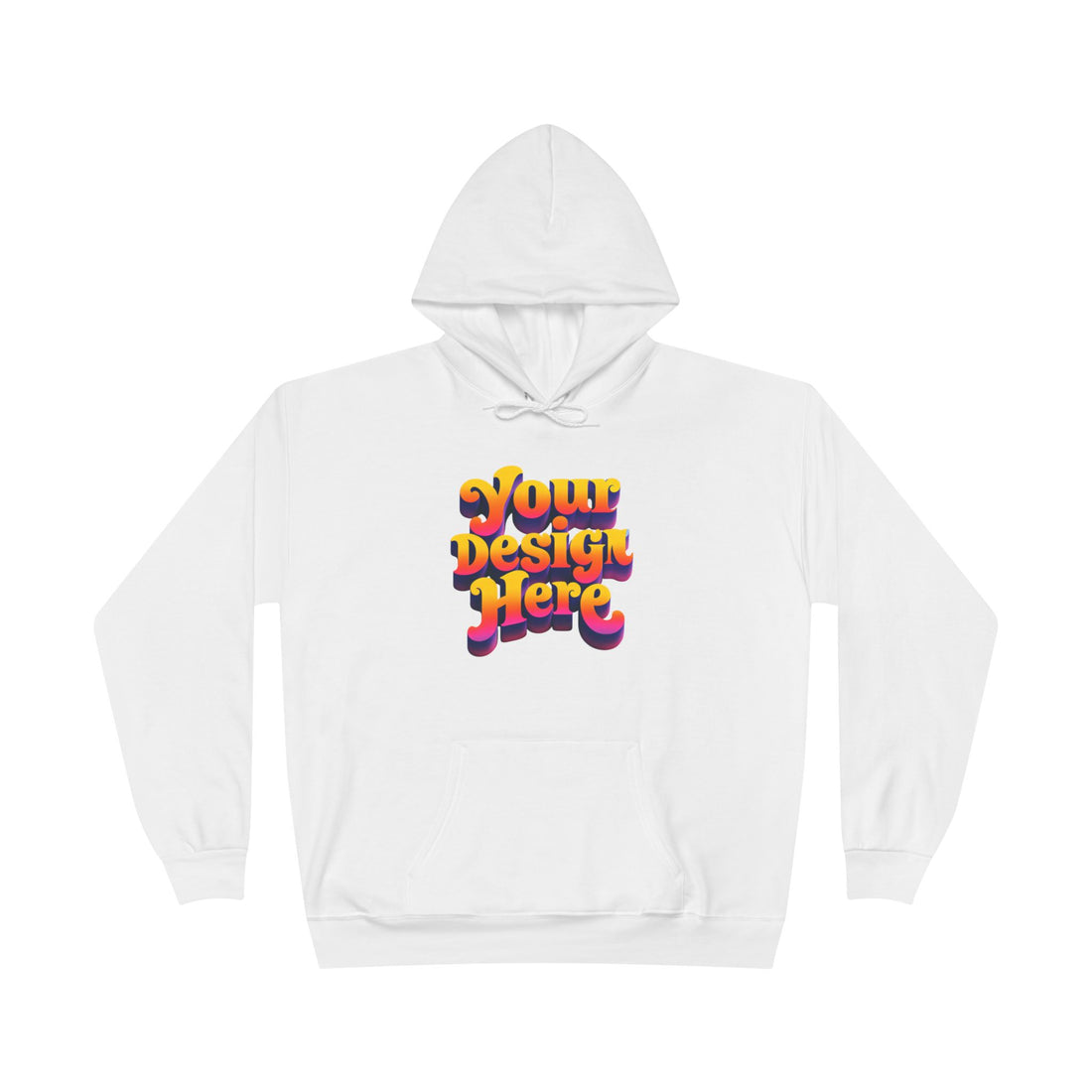 Personalized Unisex Hoodie Custom Eco-Friendly Sweatshirt