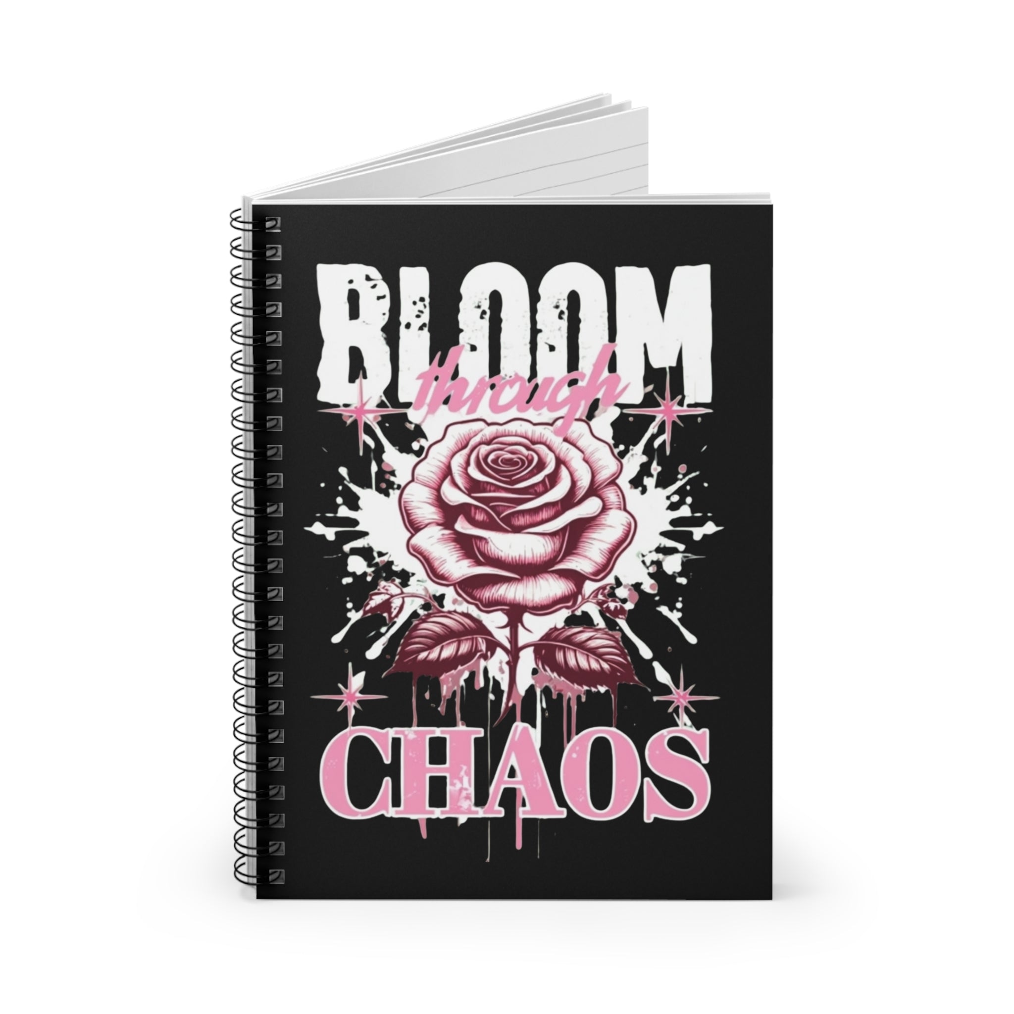 Bloom Through Chaos Motivational Journal