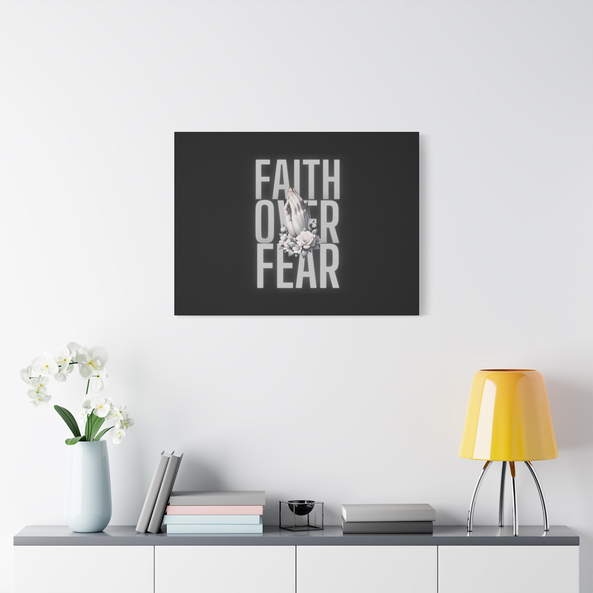 Faith over Fear Matte Canvas 1.25 in