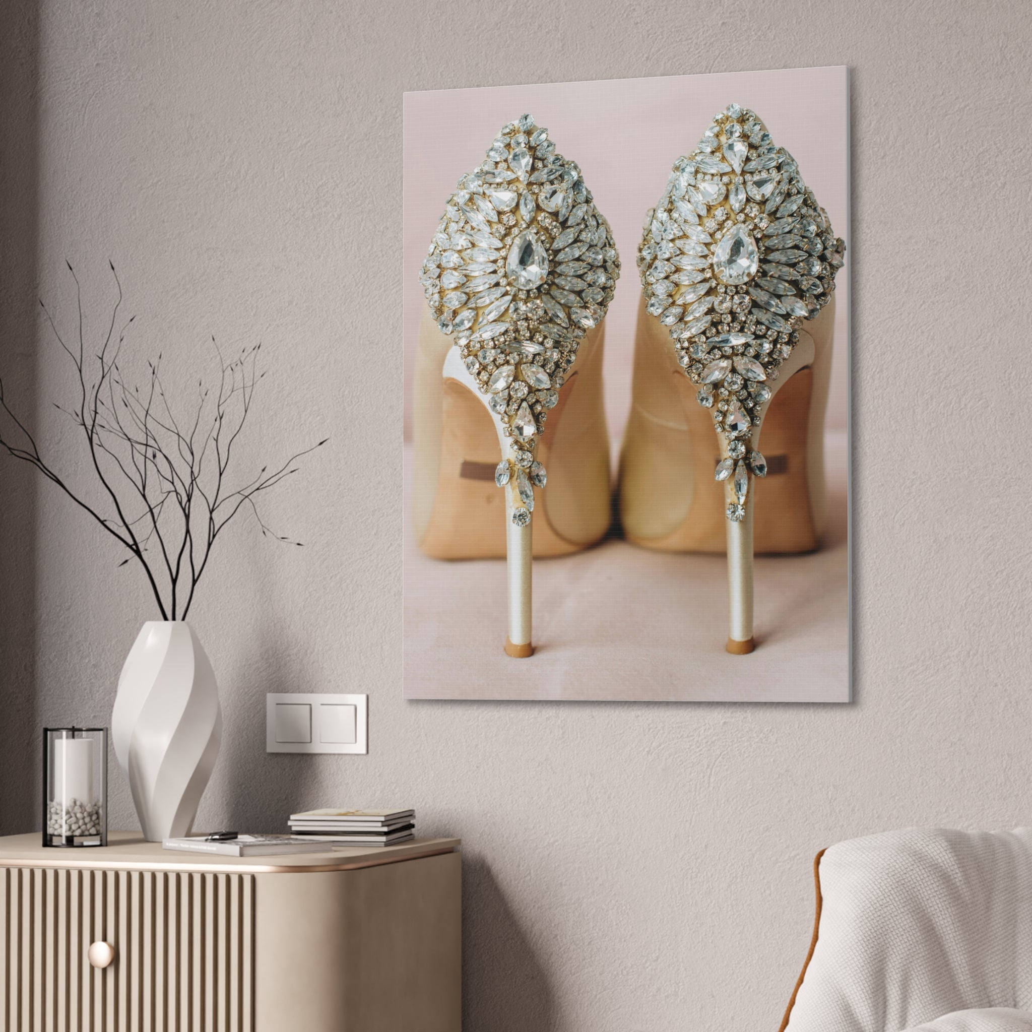 Elegant High Heel Canvas Art