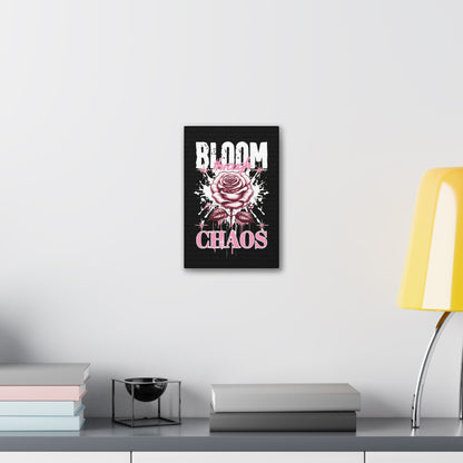 Bloom Through Chaos Canvas Wall Art